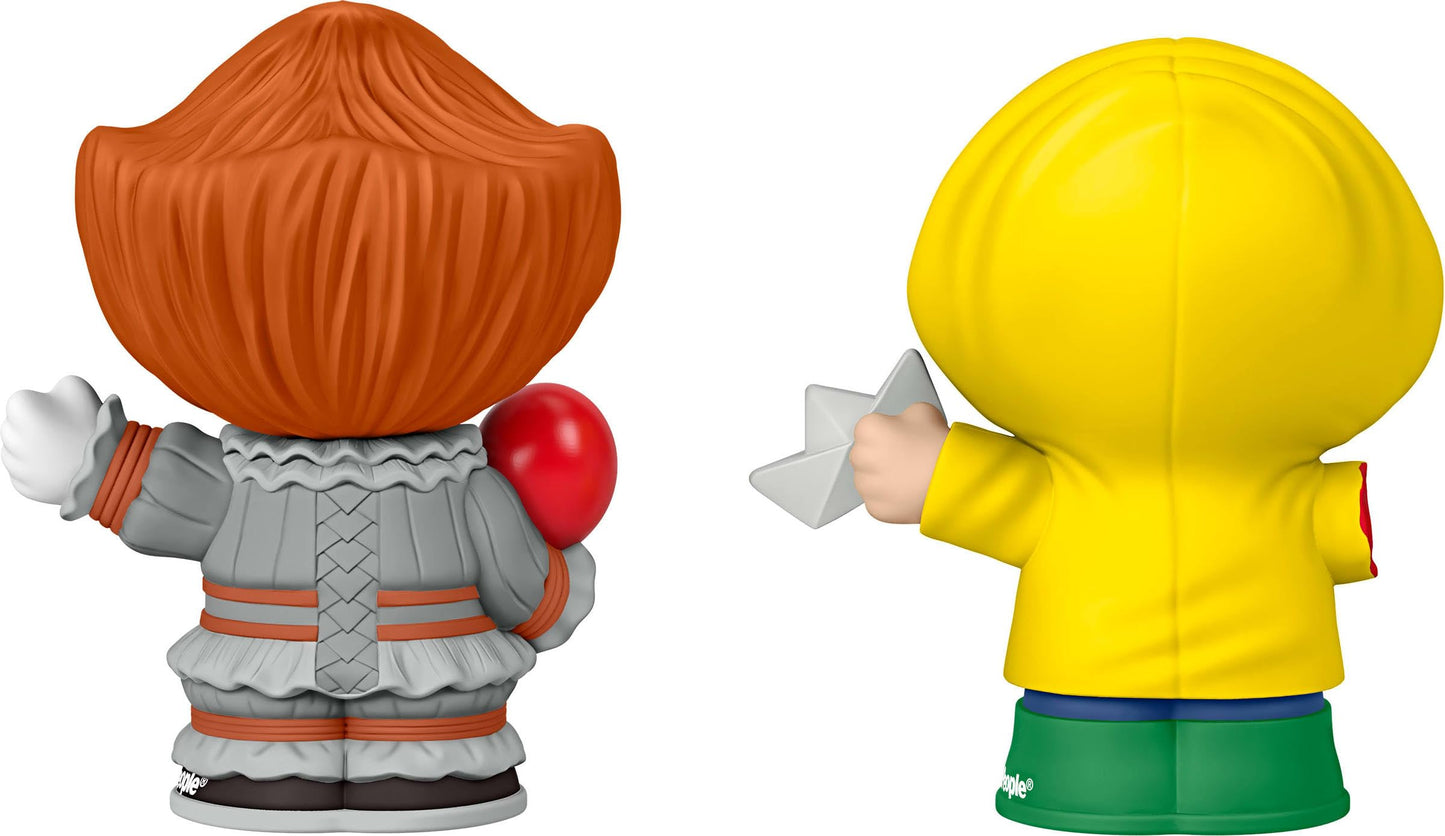 Little People Collector IT Movie Special Edition Set for Horror Fans, Pennywise & Georgie Figures in a Display Package (Amazon Exclusive)