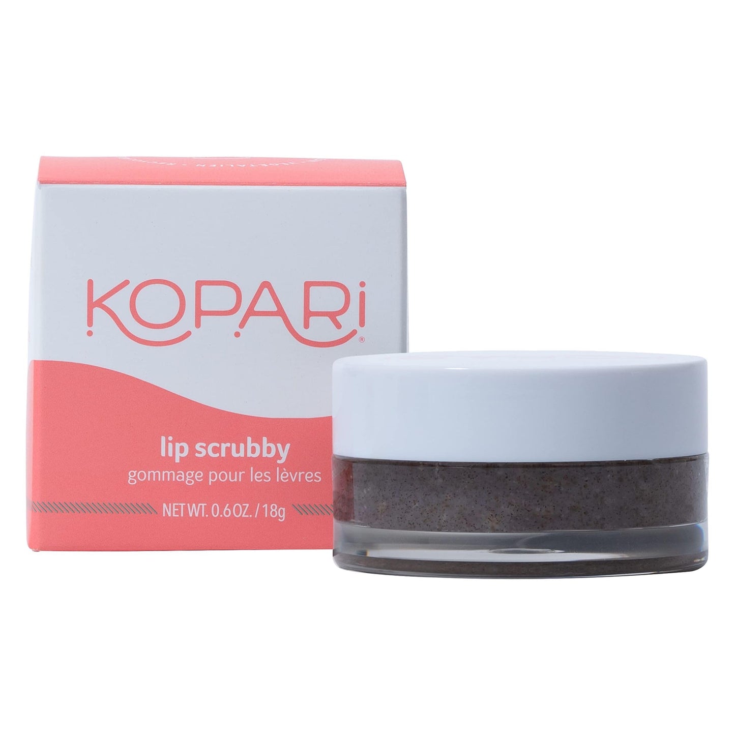 Kopari Coconut Lip Scrubby – Exfoliating & Hydrating Lip Scrub with Volcanic Sand, Brown Sugar & Coconut Oil, Vanilla, Vegan
