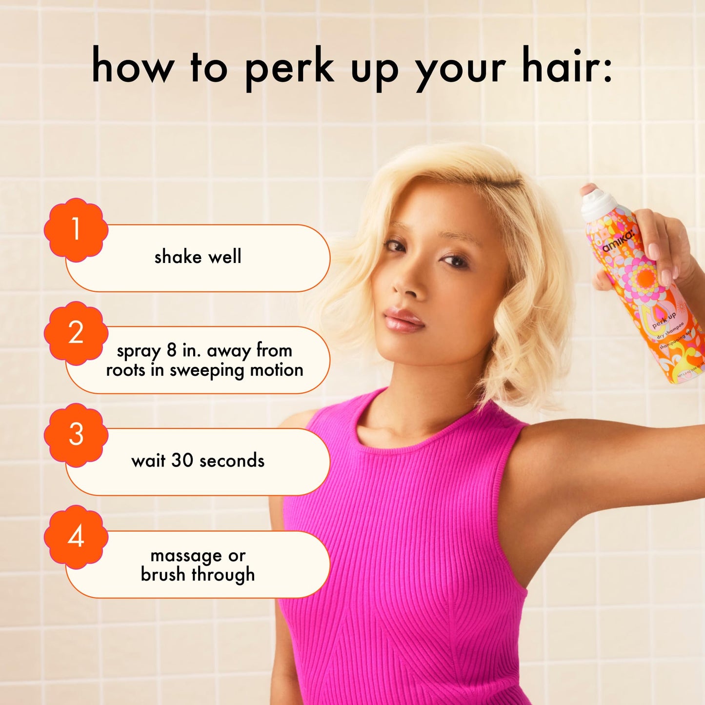 amika Perk Up Dry Shampoo, 5.3 oz. (Pack of 1)