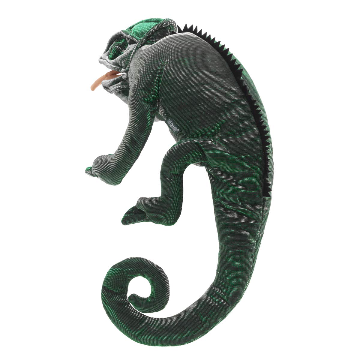 Folkmanis Chameleon Hand Puppet, Dark Green