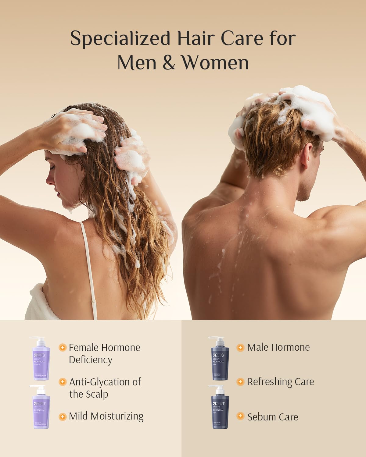 DR ZERO REDENICAL Hair Growth Conditioner for Women 13.5 oz | Volumizing, Thickening & Anti-Hair Loss | Redensyl Formula for Hair Regrowth