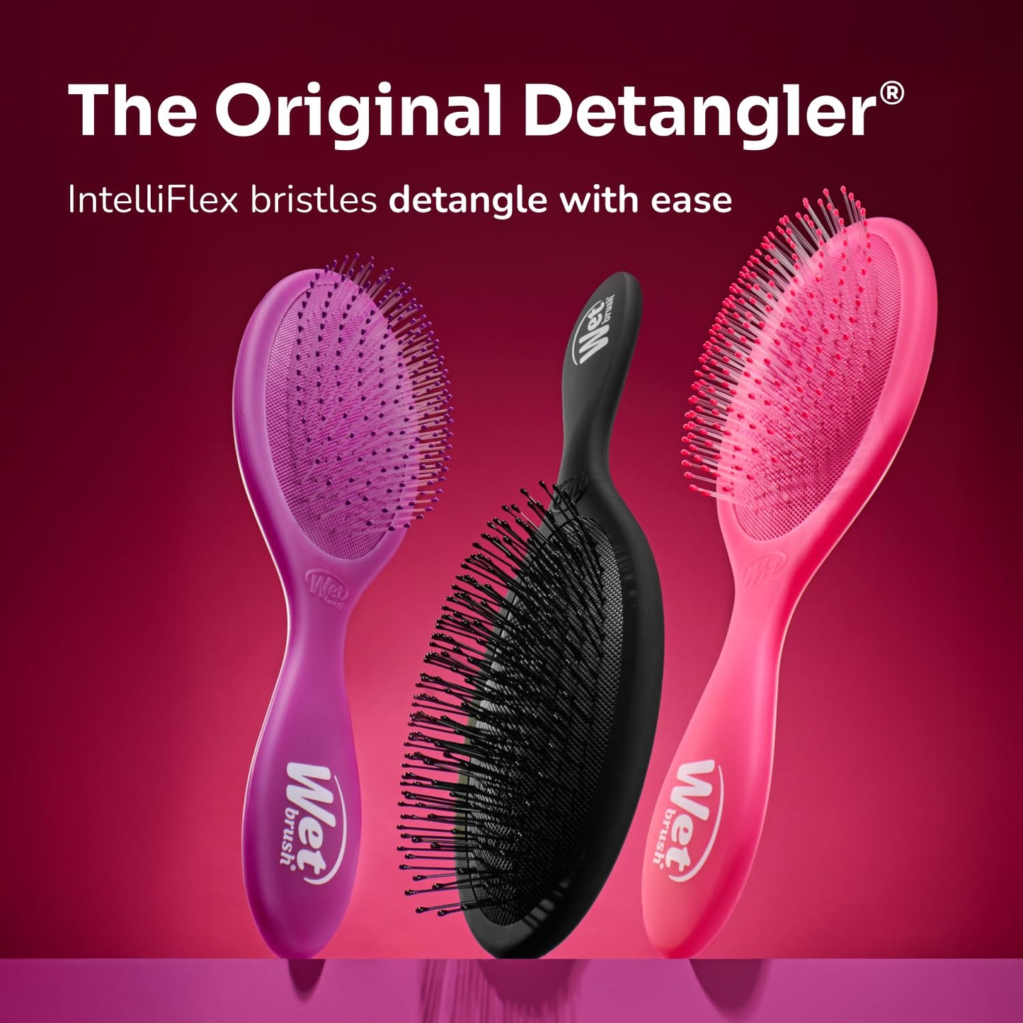Wet Brush Original Detangler Hair Brush – Rainbow Sun Days Limited Edition, Ultra-Soft IntelliFlex Bristles for Wet & Dry Hair, Women & Men