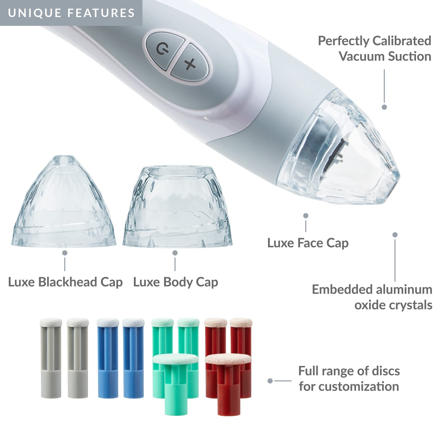PMD Personal Microderm Elite Pro – At-Home Microdermabrasion Kit for Face & Body with Exfoliating Crystals, Vacuum Suction & 3 Speeds
