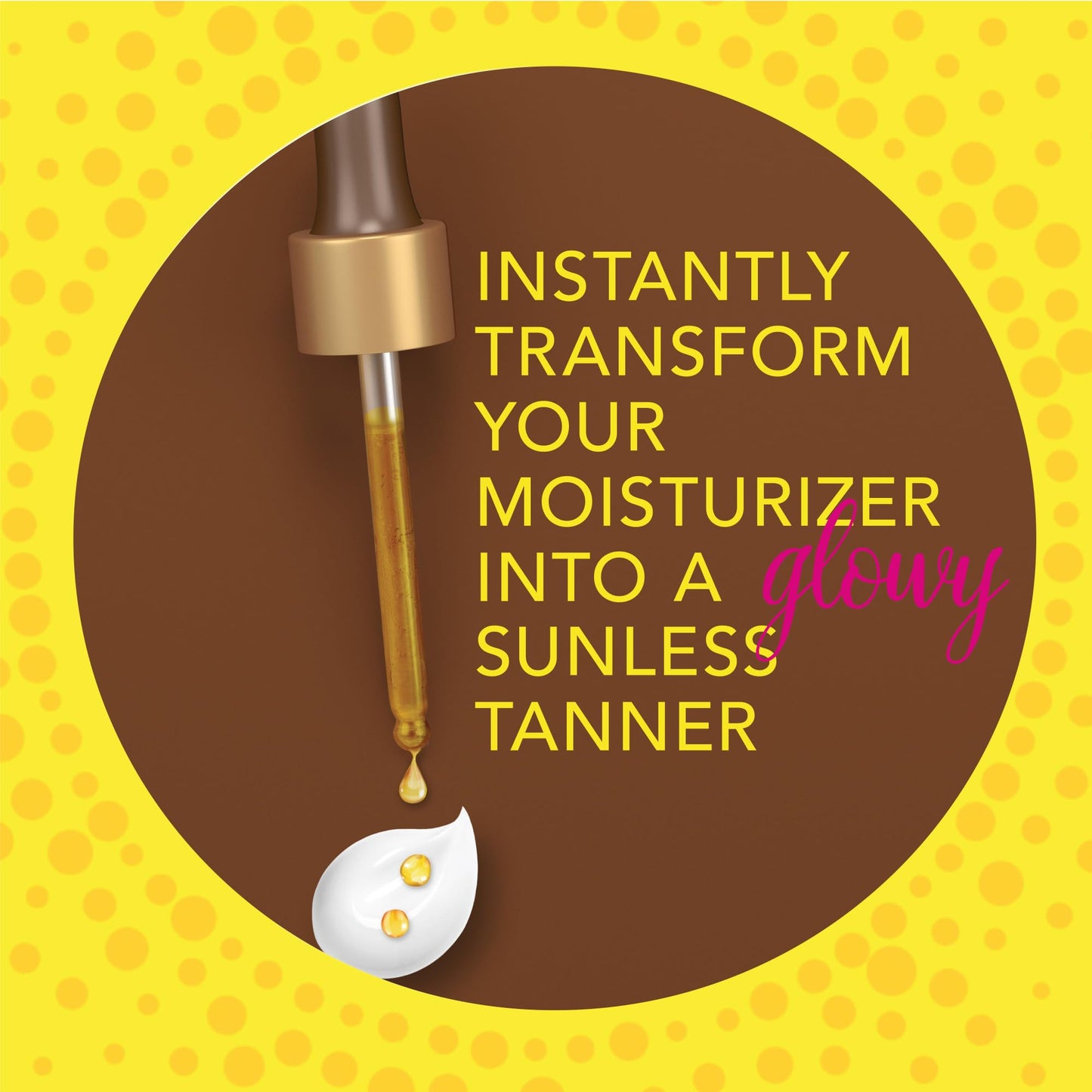 Jergens Natural Glow Instant Sun Drops, Sunless Tanning for Face and Body, Instant Sun Bronzing Drops, 1 Fl Oz