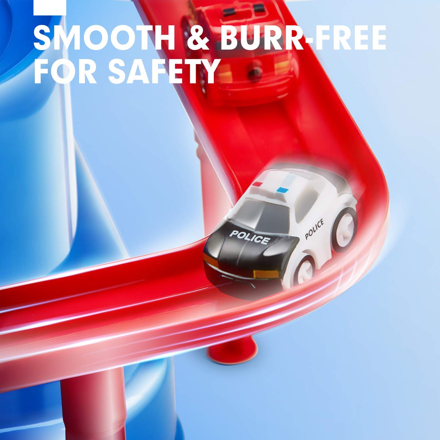 STEM Toys for 3-5 Year Old Boys – Large Race Track Car Playset, Montessori Educational Gift for Fine Motor Skills, Birthday & Christmas