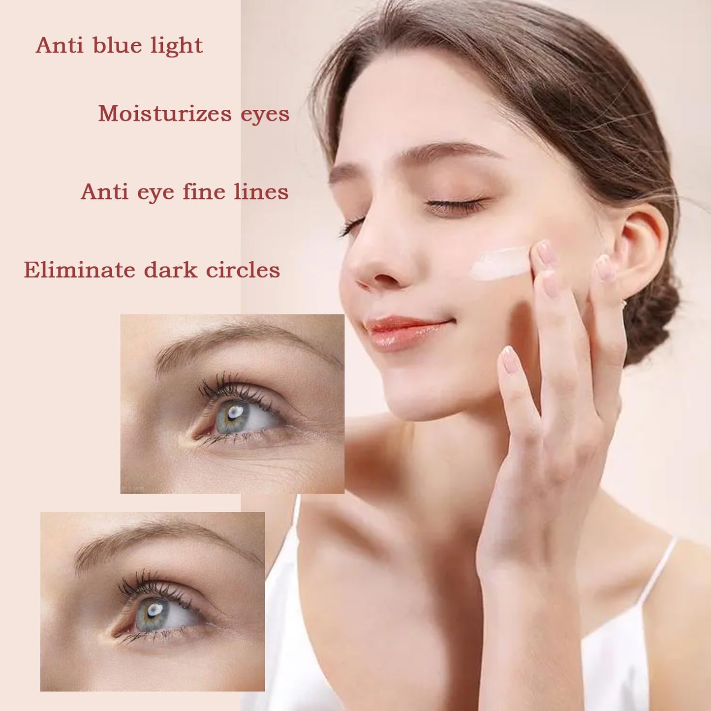 DafPrauy Calcium Multi Balm 2pcs – Wrinkle & Collagen Hydrating Stick for Lips, Eyes & Neck with Almond & Vitamin E