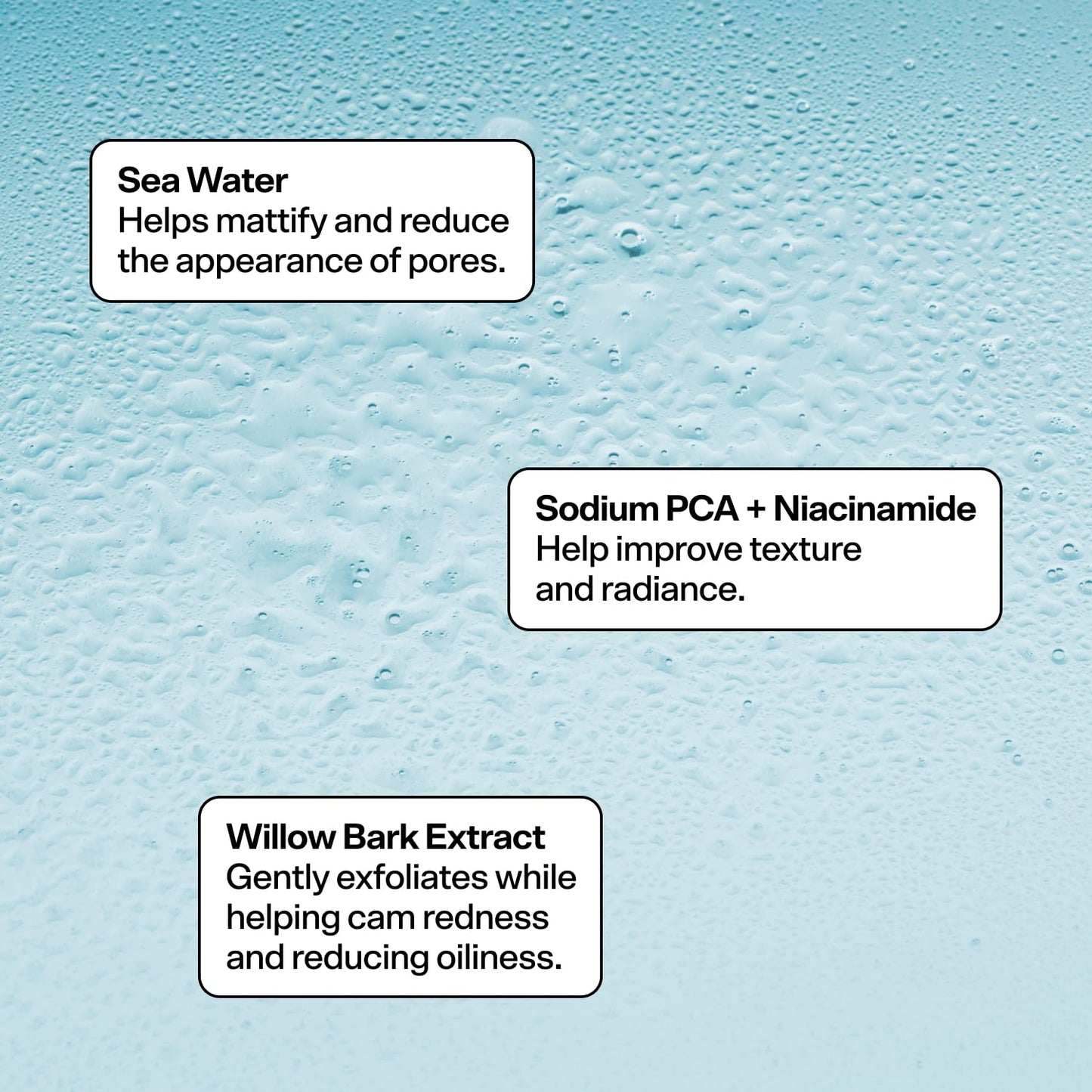 Bubble Skincare Bounce Back Hydrating Toner Spray – Niacinamide & Willow Bark, Pore-Minimizing, Balancing, Mattifying, 55ml