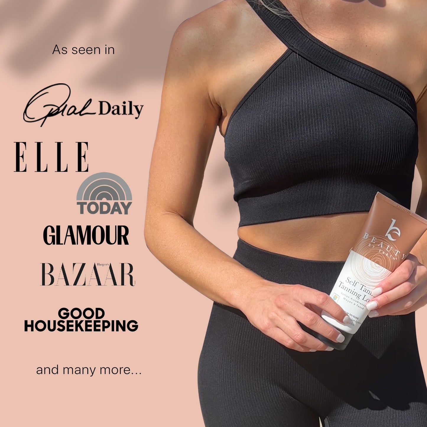 Beauty by Earth Self Tanner Lotion - Natural & Organic Ingredients, Aloe Vera & Coconut Moisturizer for Medium to Dark Skin, Streak-Free Glow, Made in USA