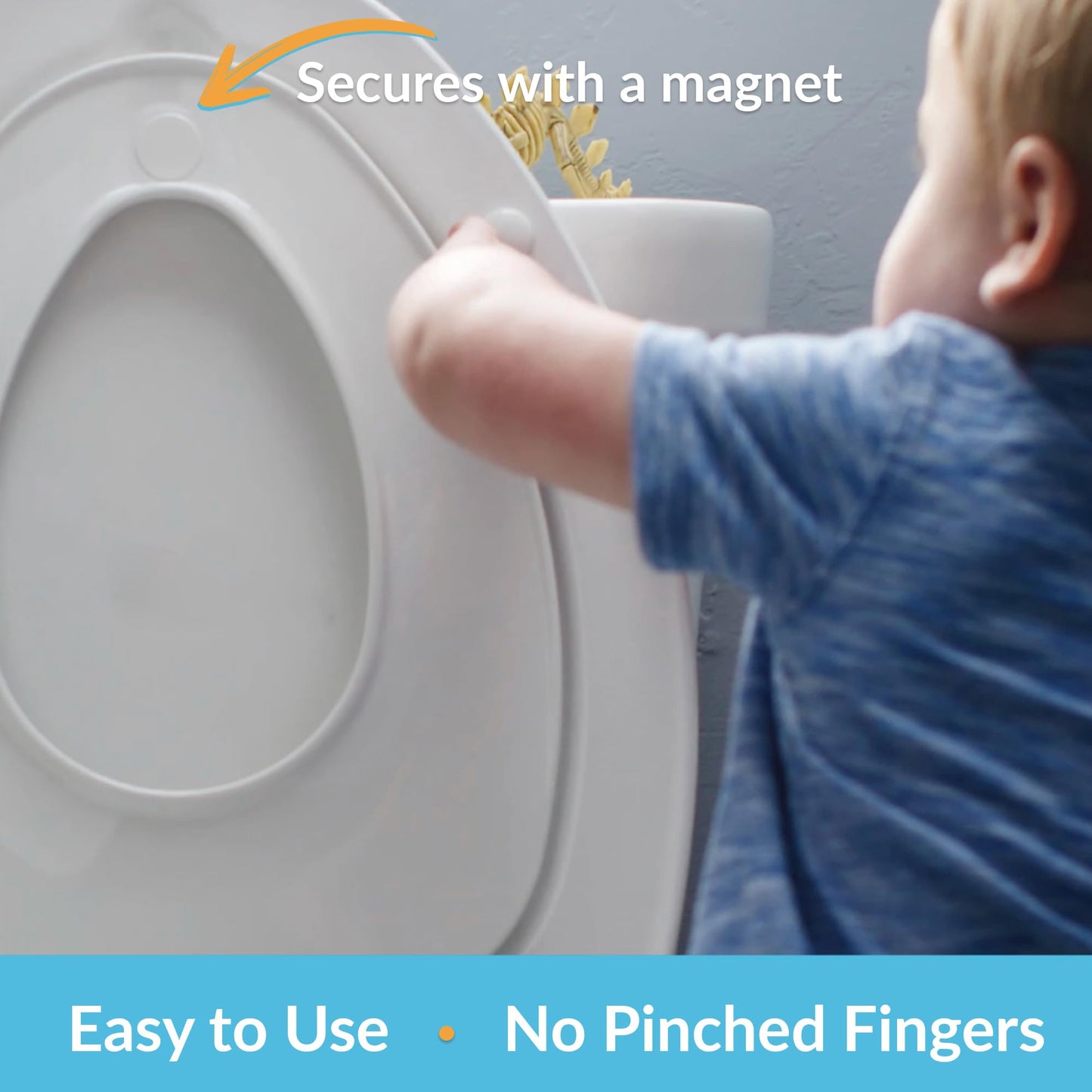 Mayfair NextStep2 Elongated Toilet Seat with Built-In Toddler Potty Training Seat, Slow Close, Easy Clean, White, Made in USA