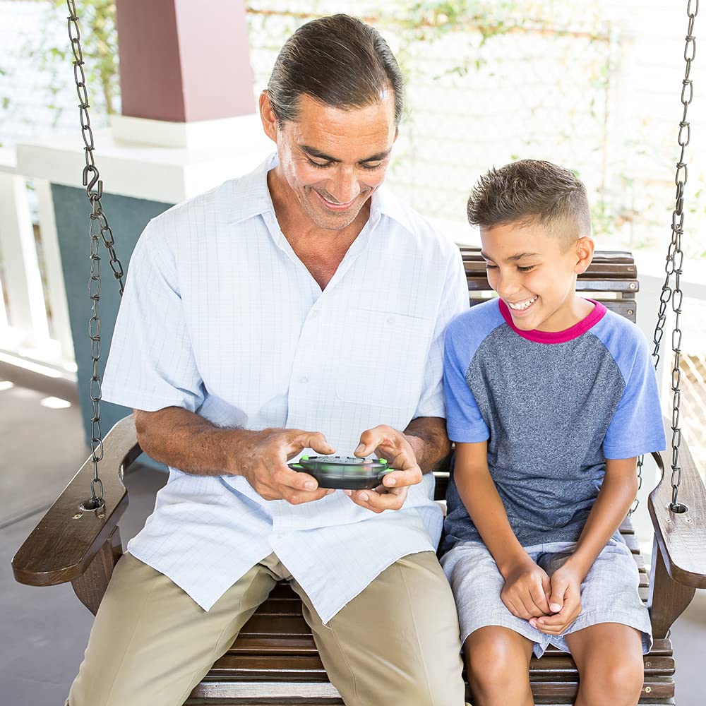 Educational Insights BrainBolt – Handheld Memory Game with Light & Sound, Electronic Brain Teasers for Kids, Teens & Adults Ages 7+, Gamer Gift