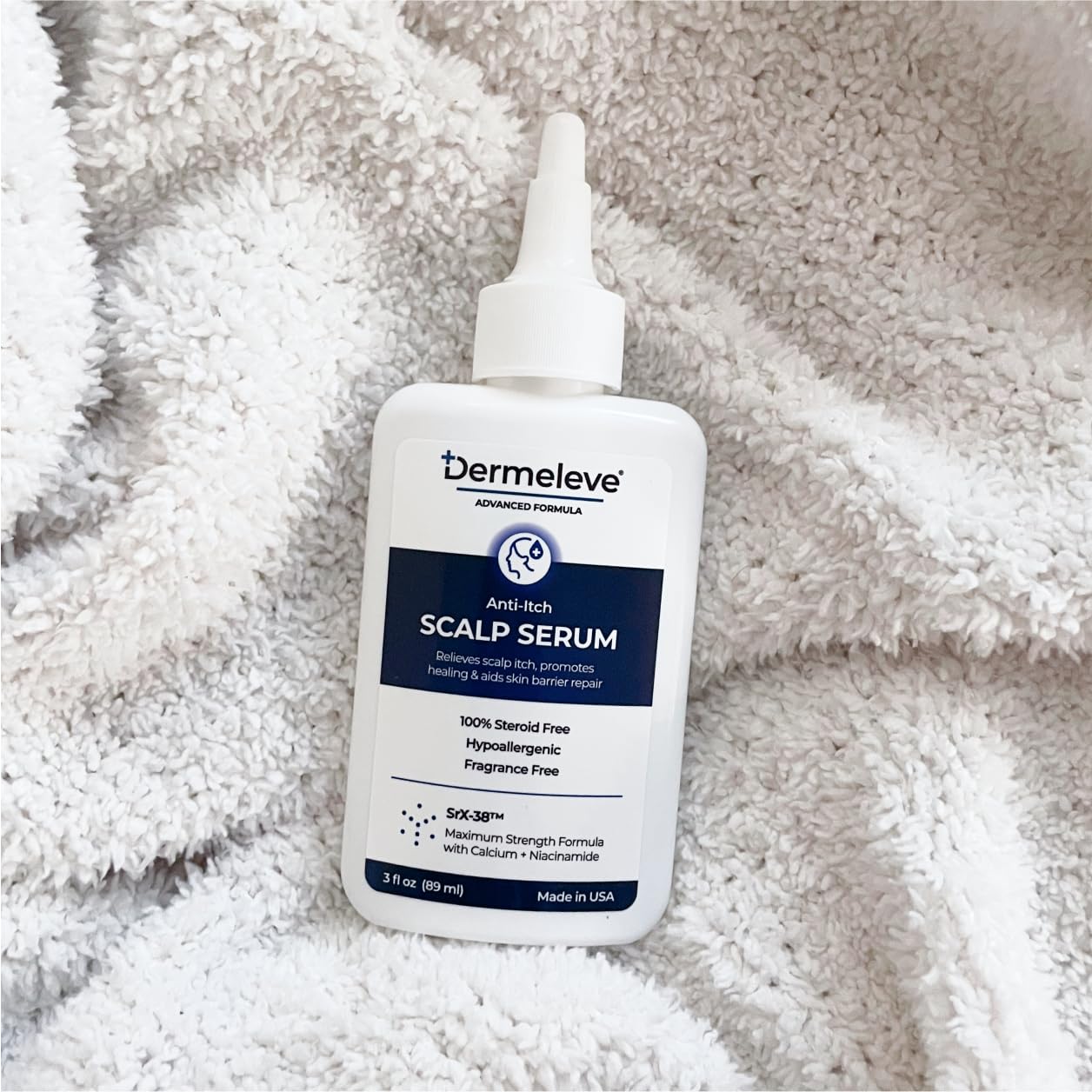 Dermeleve Scalp Serum for Neuropathic Itch, Seborrheic Dermatitis & Psoriasis | Leave-In Itchy Scalp Treatment | Fast-Absorbing, Moisturizing, Non-Greasy (1 Pack)