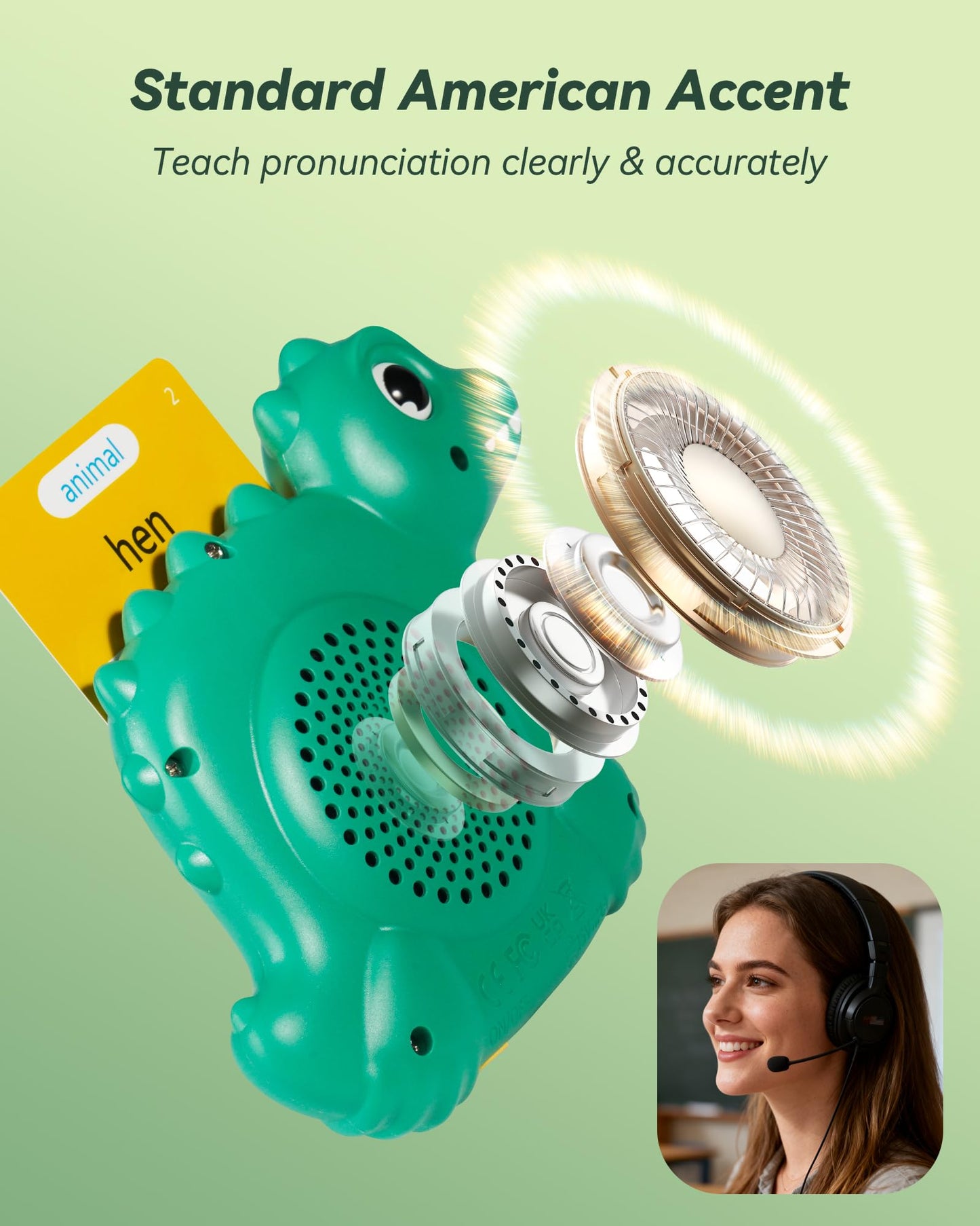 Talking Flash Cards for Toddlers 1-3 – Montessori Language & Speech Toys, 224 Words, Autism Therapy & Sensory Learning Gift