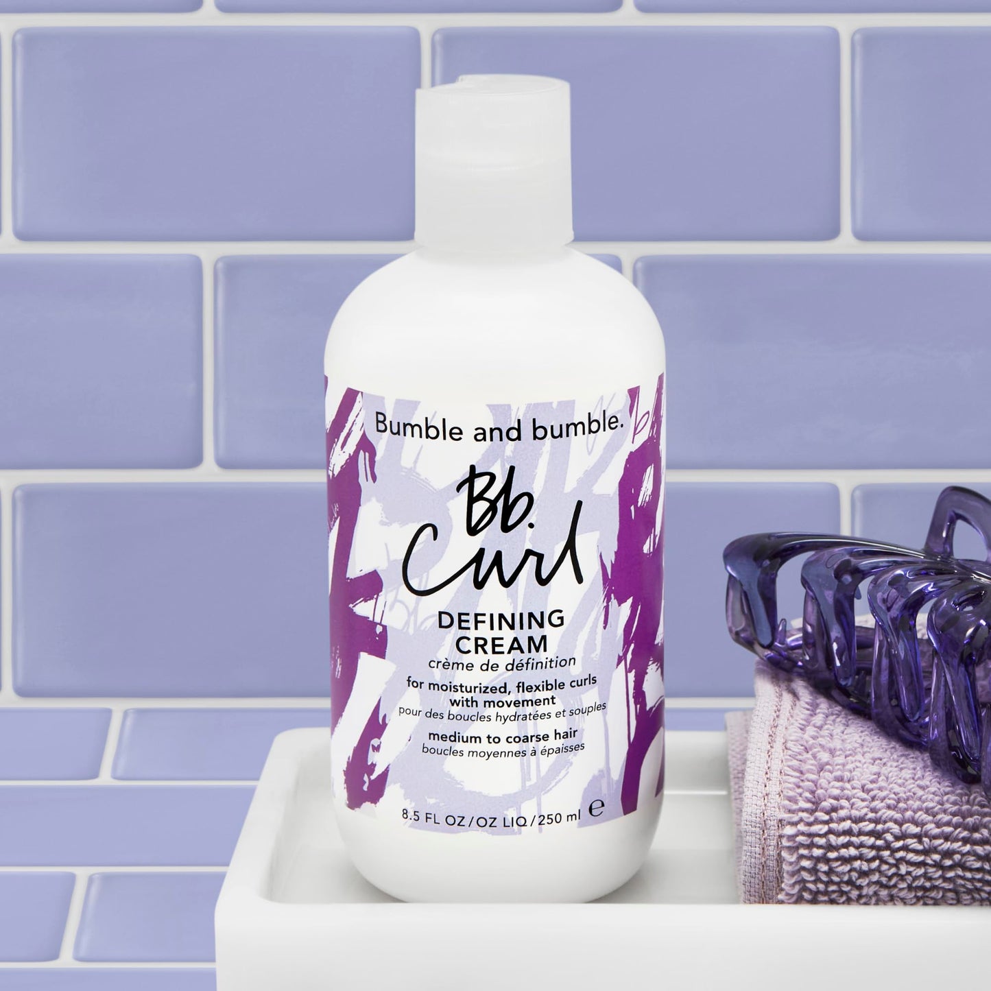 Bumble and bumble Curl Defining Cream | Moisturizes & Defines Coily, Curly, Wavy Hair | Frizz Control with Jojoba, Avocado & Coconut Oils, 8.5 Fl Oz