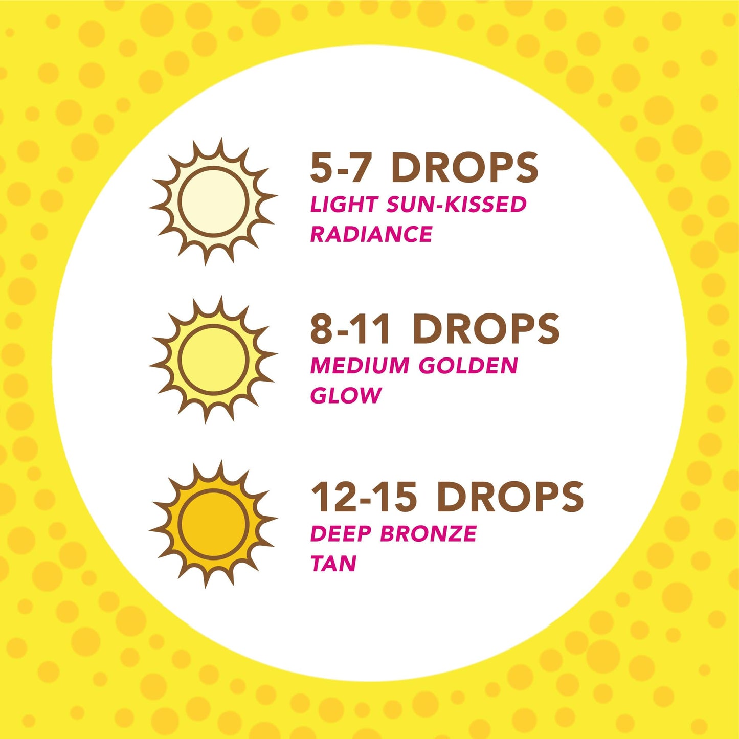 Jergens Natural Glow Instant Sun Drops, Sunless Tanning for Face and Body, Instant Sun Bronzing Drops, 1 Fl Oz