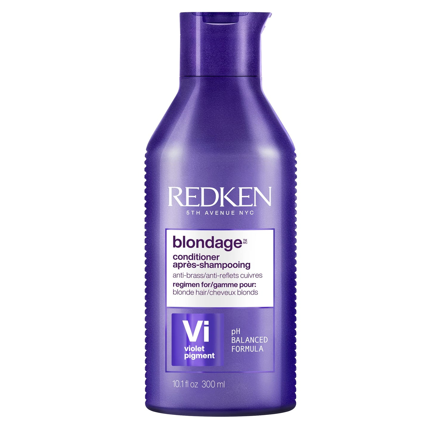 Redken Blondage Purple Conditioner For Blonde Hair - Tones & Moisturizes Brassy Hair, Color Depositing