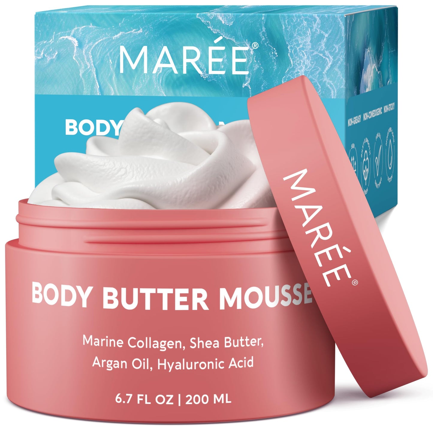 MAREE Body Mousse – Body Cream for Lasting Moisture