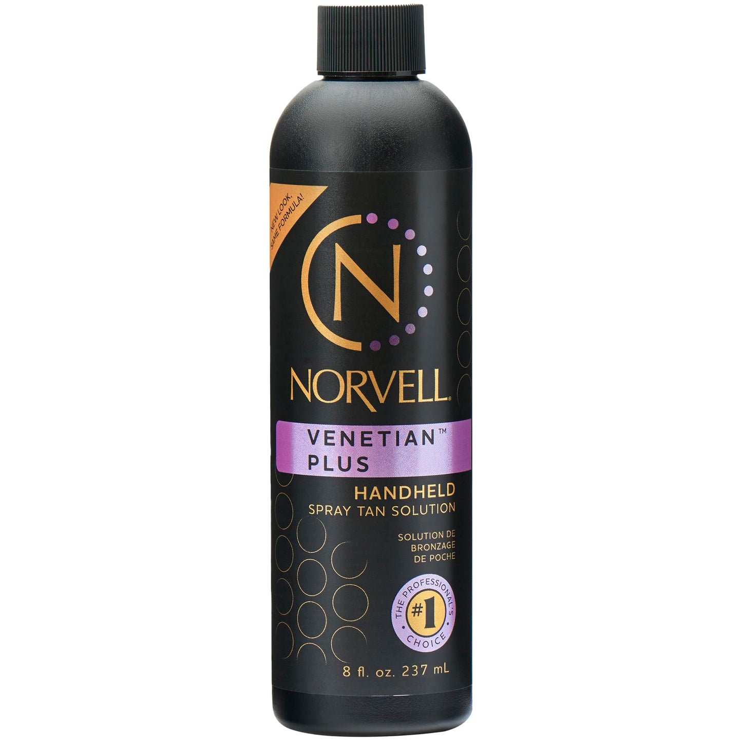 Norvell Venetian Plus Spray Tan Solution 8 fl oz – Professional Sunless Tanning, Deep Natural Bronze, Streak-Free, Fast-Drying, Long-Lasting