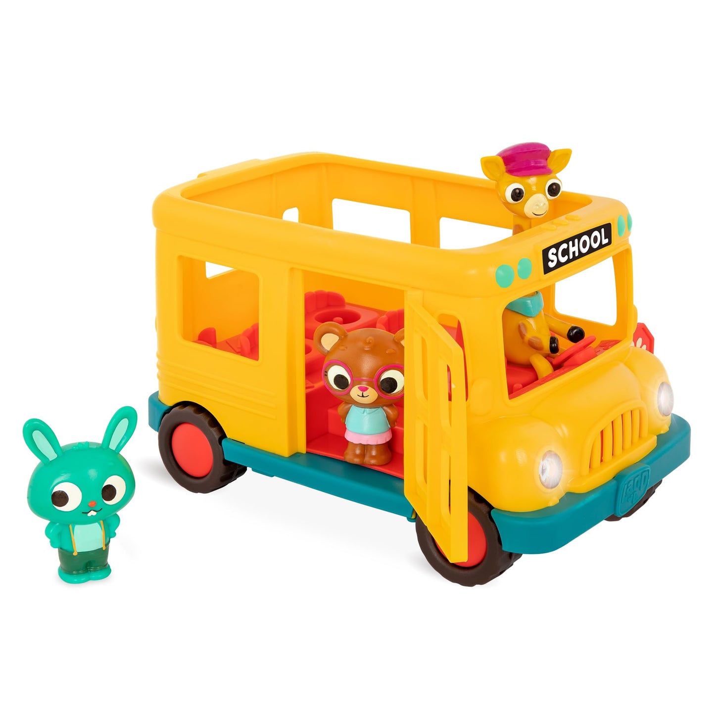 B. toys – Bonnie's School Bus – Musical School Bus – Toy School Bus & Characters – Lights & Sounds – Toy Vehicle for Toddlers, Kids – 18+ Months