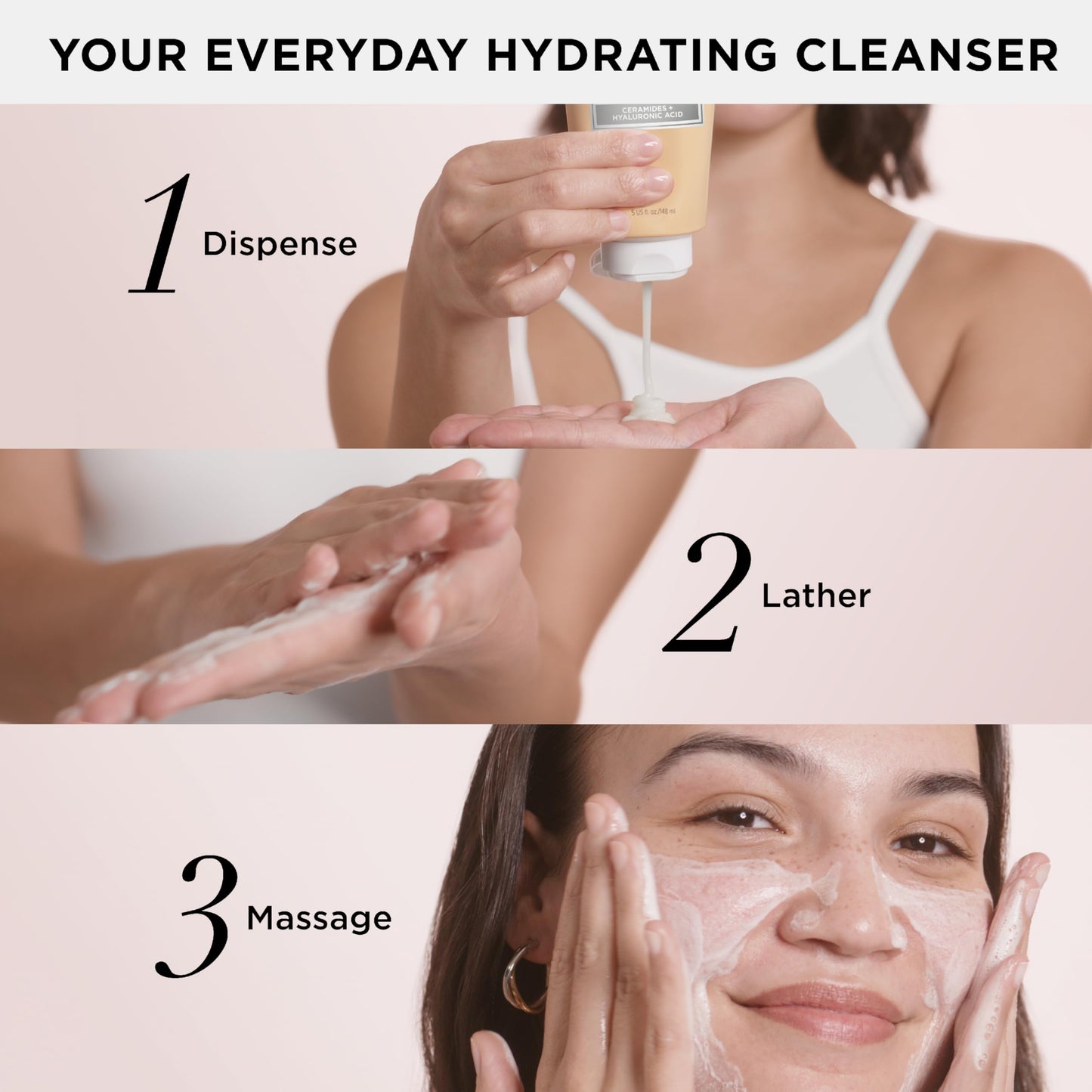 IT Cosmetics Confidence in a Cleanser Foaming Face Wash - Hydrating, Makeup-Removing, Ceramides & Hyaluronic Acid, Sulfate-Free 5 fl oz