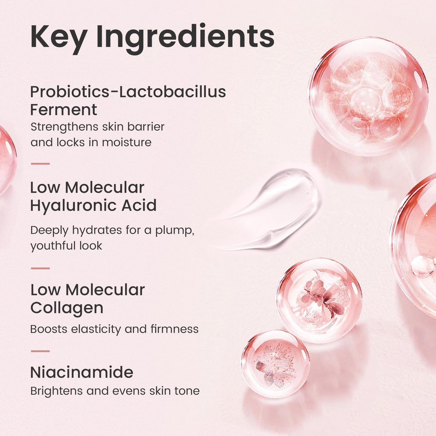 Elvira Bio-Collagen Face Mask 4-Pack – Deep Hydrating Overnight Korean Skincare Mask for Women, Firming, Moisturizing & Facial Treatment