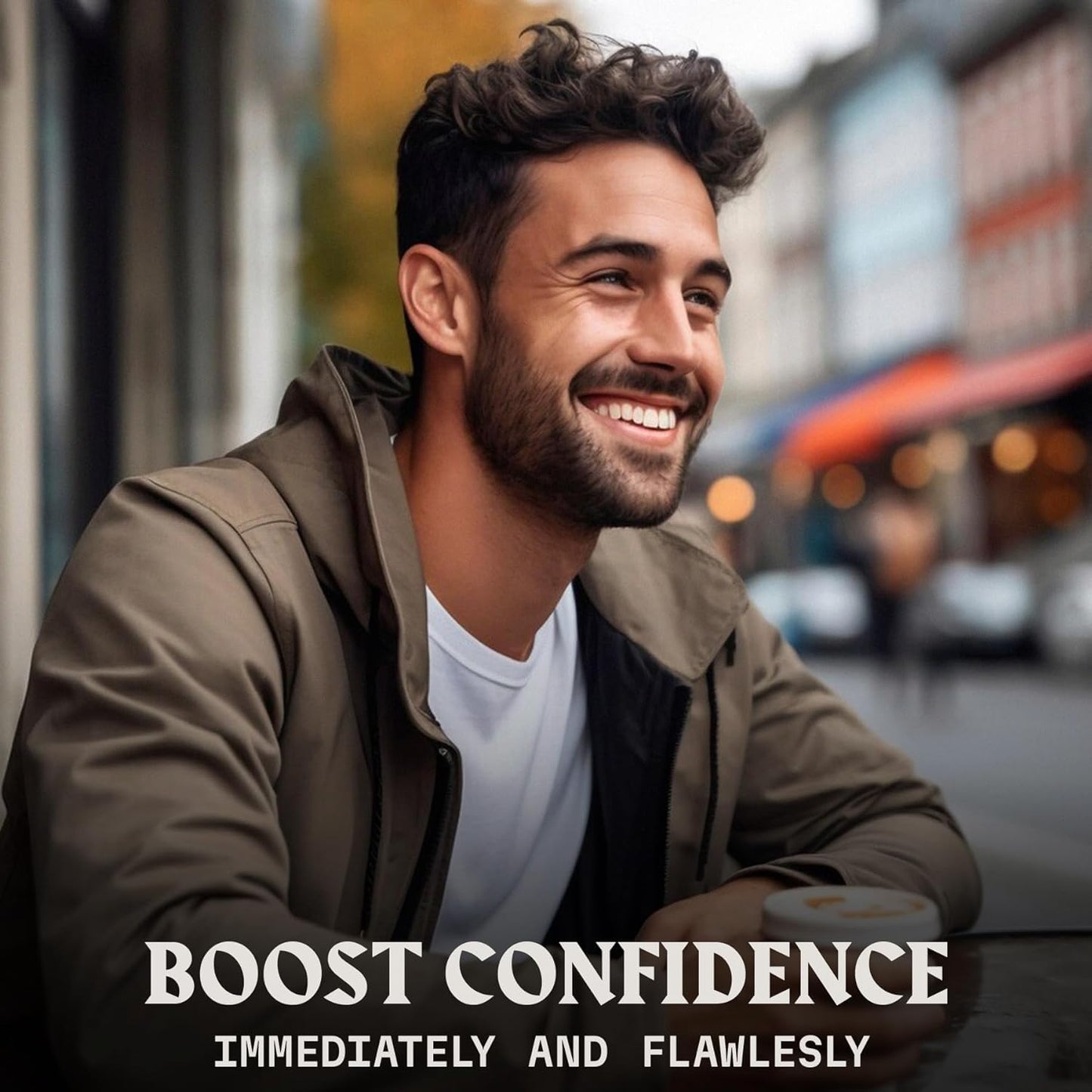 Striking Viking Hair Building Fibers for Thinning Hair - Dark Brown, 0.98 oz – Long-Lasting, Natural Hair Filler Powder for Men & Women