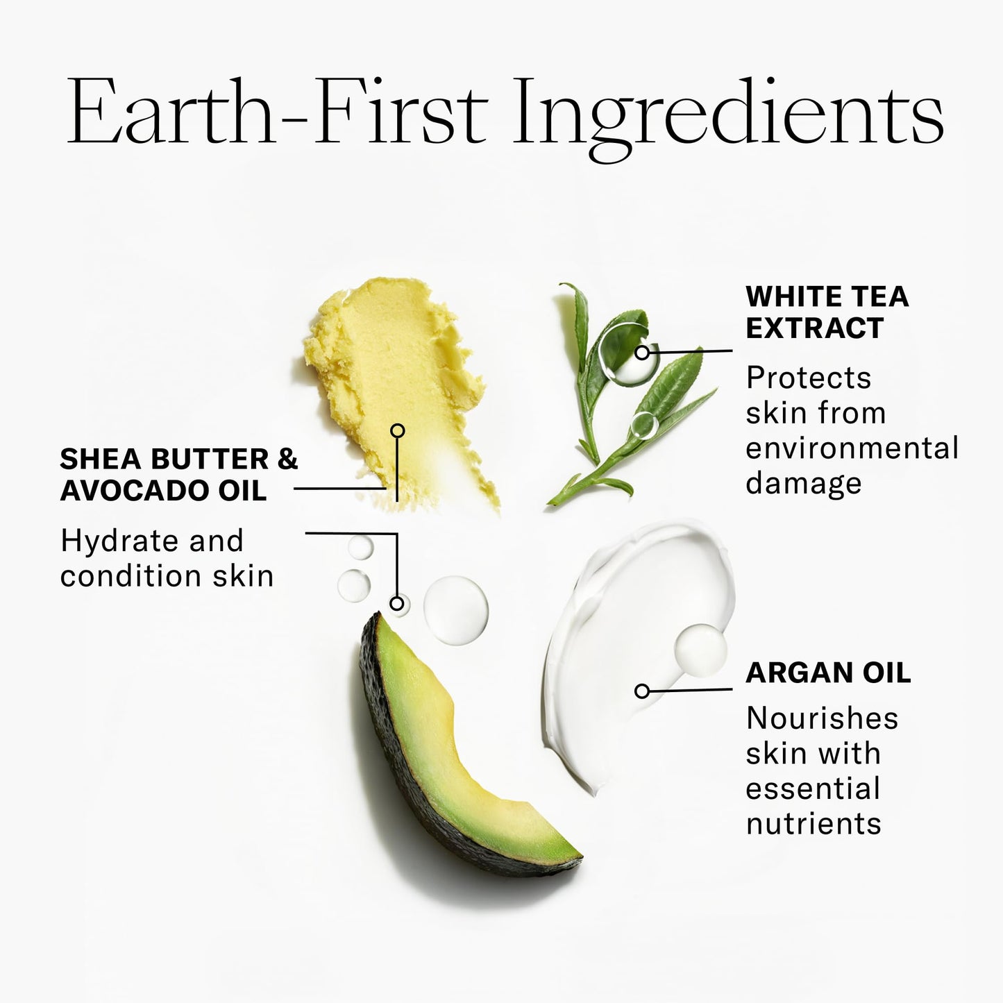 Josie Maran 4-Piece Whipped Argan Oil Body Butter – Firming Cream with Shea & Avocado Oil, Cruelty-Free Skincare, 4 oz Each