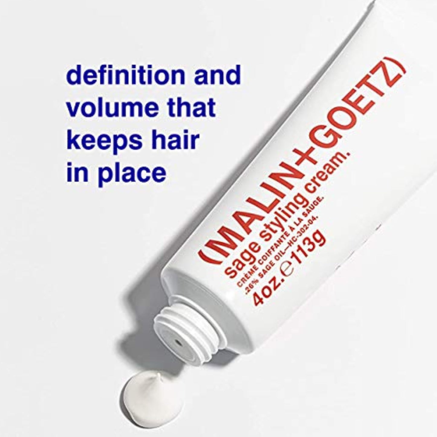 MALIN+GOETZ Women's Sage Styling Cream, White, 4 Fl Oz