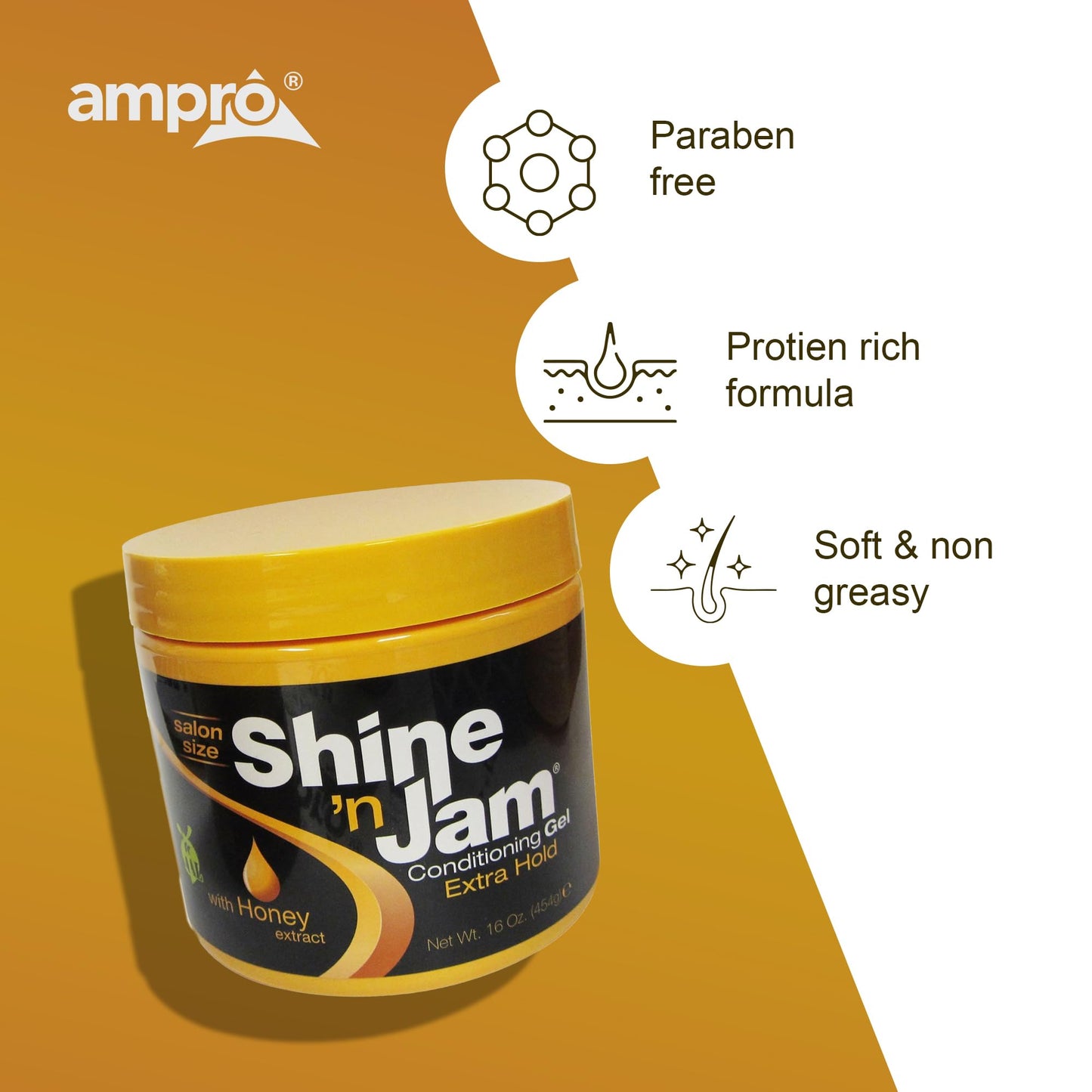 Shine 'n Jam Conditioning Gel Extra Hold for Braids, Twists, and Frizz Control