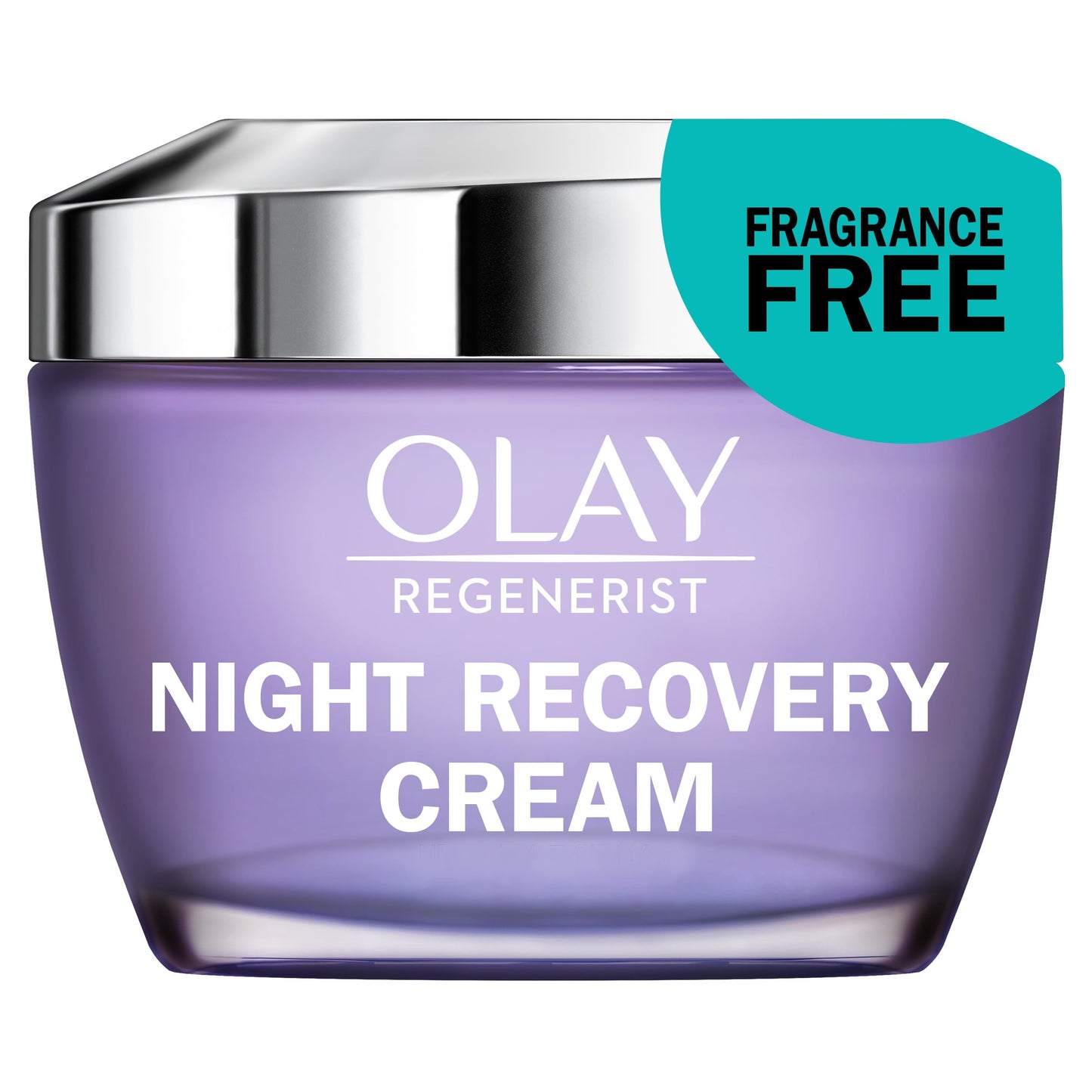 Olay Anti-Aging Night Face Cream for Women – Fragrance-Free, Hydrating, Smooths Texture, Reduces Wrinkles & Fine Lines, 1.7 oz