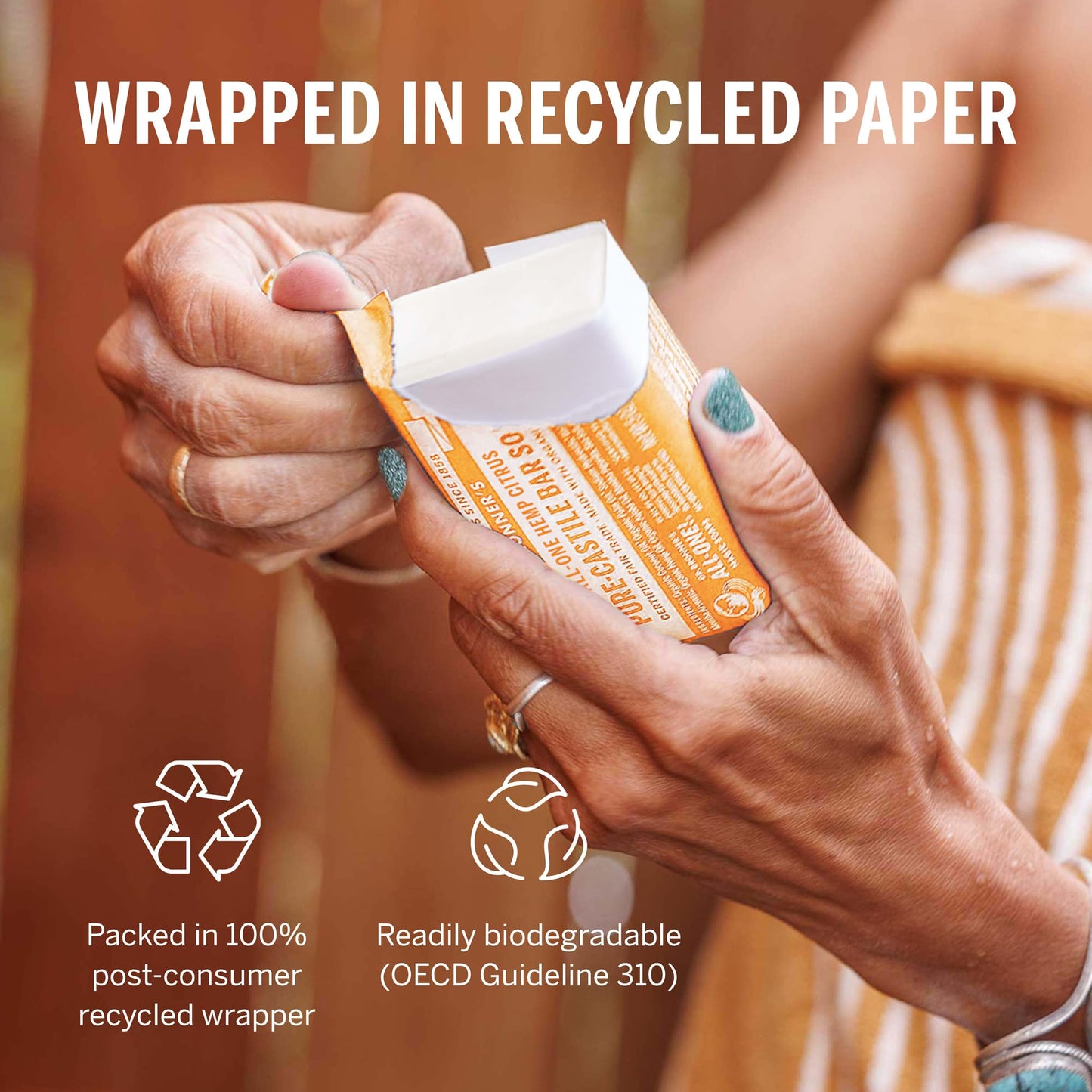 Dr. Bronner's Pure-Castile Magic Bar Soaps, 2-Pack 5oz | Vegan, Organic Oils, Citrus Scent, Face, Body & Hair for Men & Women