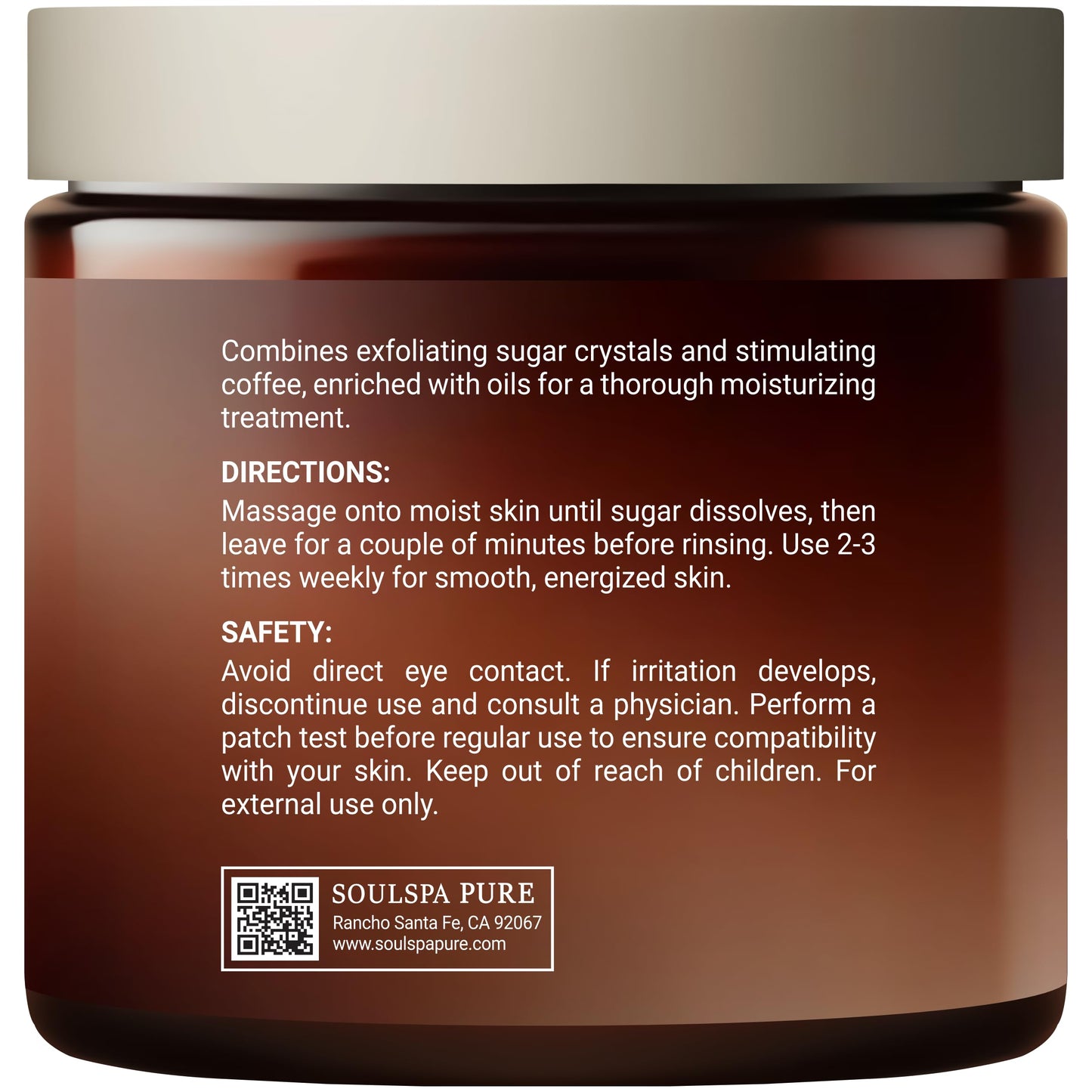 Brown Sugar & Coffee Body Scrub - Moisturizing, Energizing Exfoliator for All Skin Types, Hydrating Spa Treatment, 10 oz