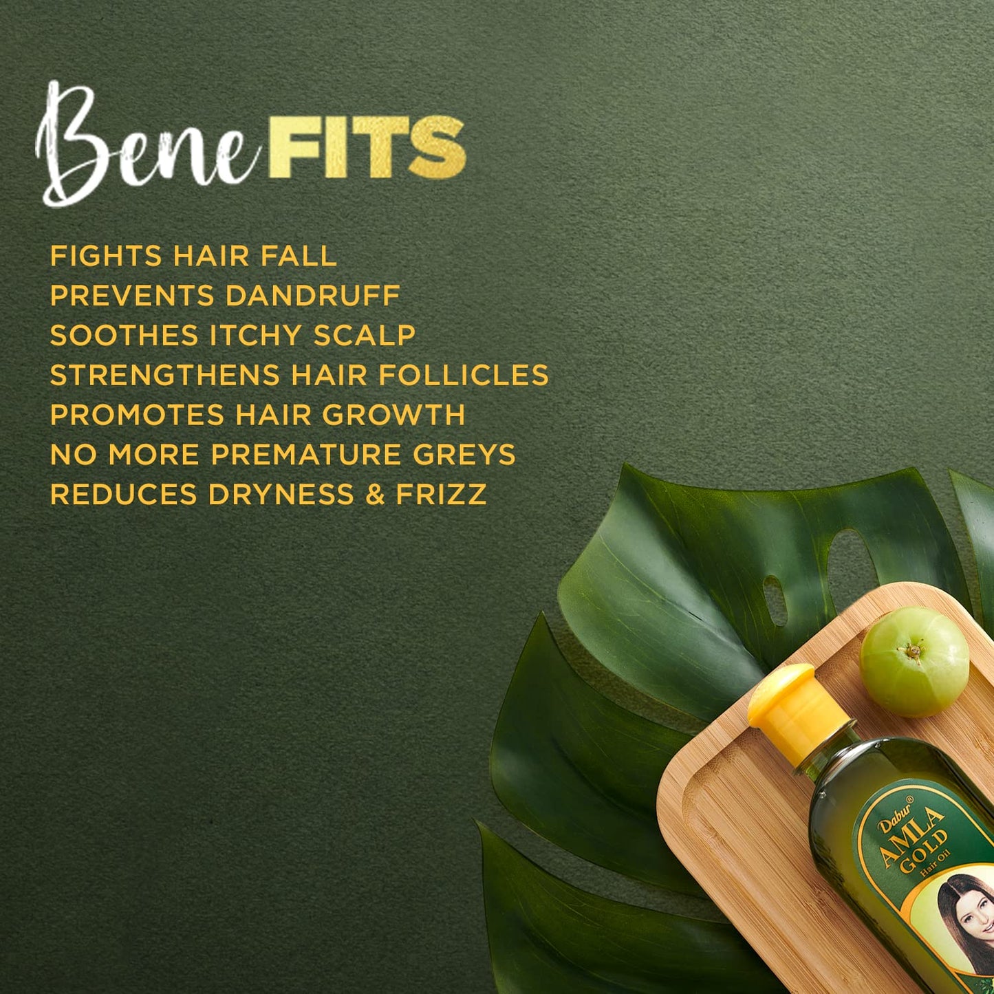 Vatika Naturals Amla Hair Oil | Herbal Nourishing Oil with Amla Extracts | Reduces Hair Fall, Strengthens Roots & Promotes Healthy Growth | 300ml