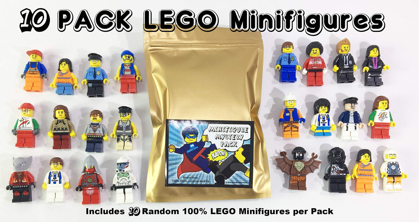 Pack of 10 Random Authentic Lego Figures (9443)