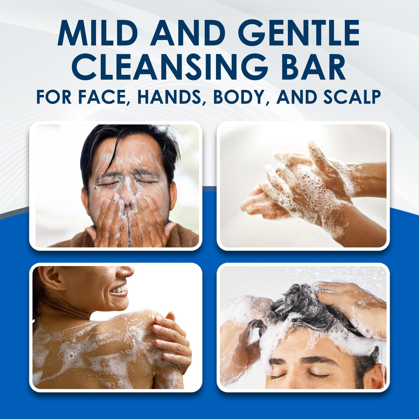 Vanicream Z Bar Medicated Soap for Seborrheic Dermatitis & Dandruff, 2% Pyrithione Zinc, Soothes Itching & Redness, 3.5 oz