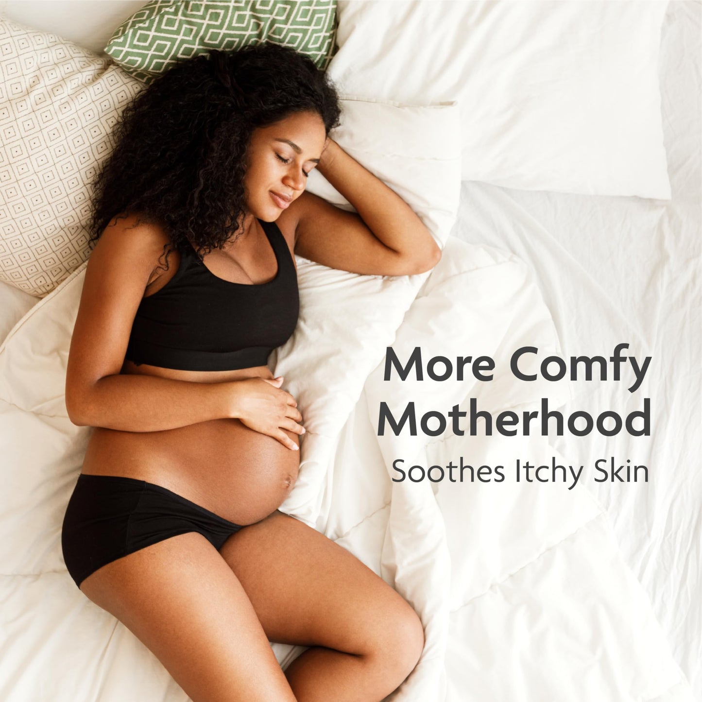 TriLASTIN Belly Mask for Pregnant Women – Hydrating, Soothes Itchy Skin, Reduces Stretch Marks, Safe & Paraben-Free, 1 Pack