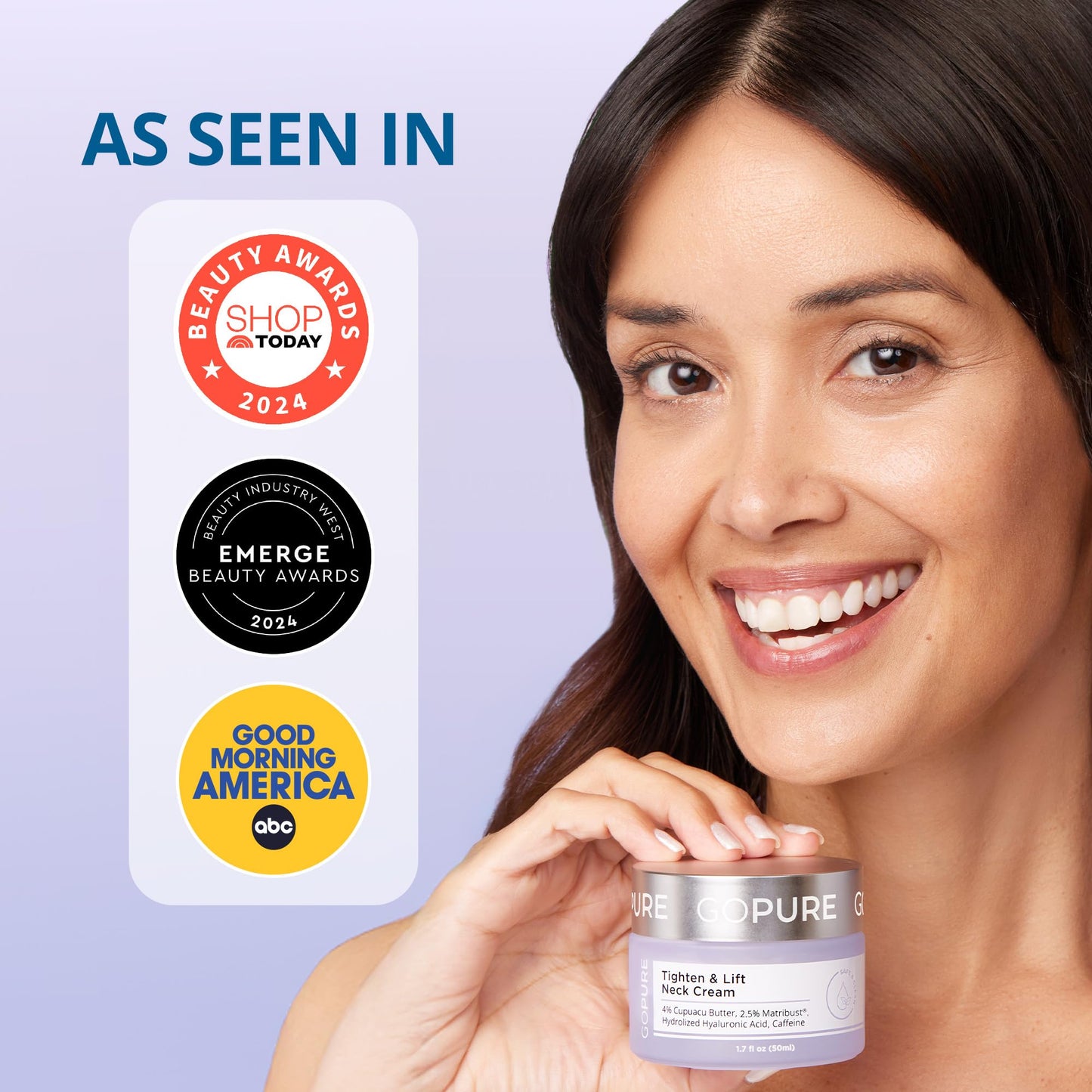 goPure Tighten and Lift Neck Cream- Clinically Tested