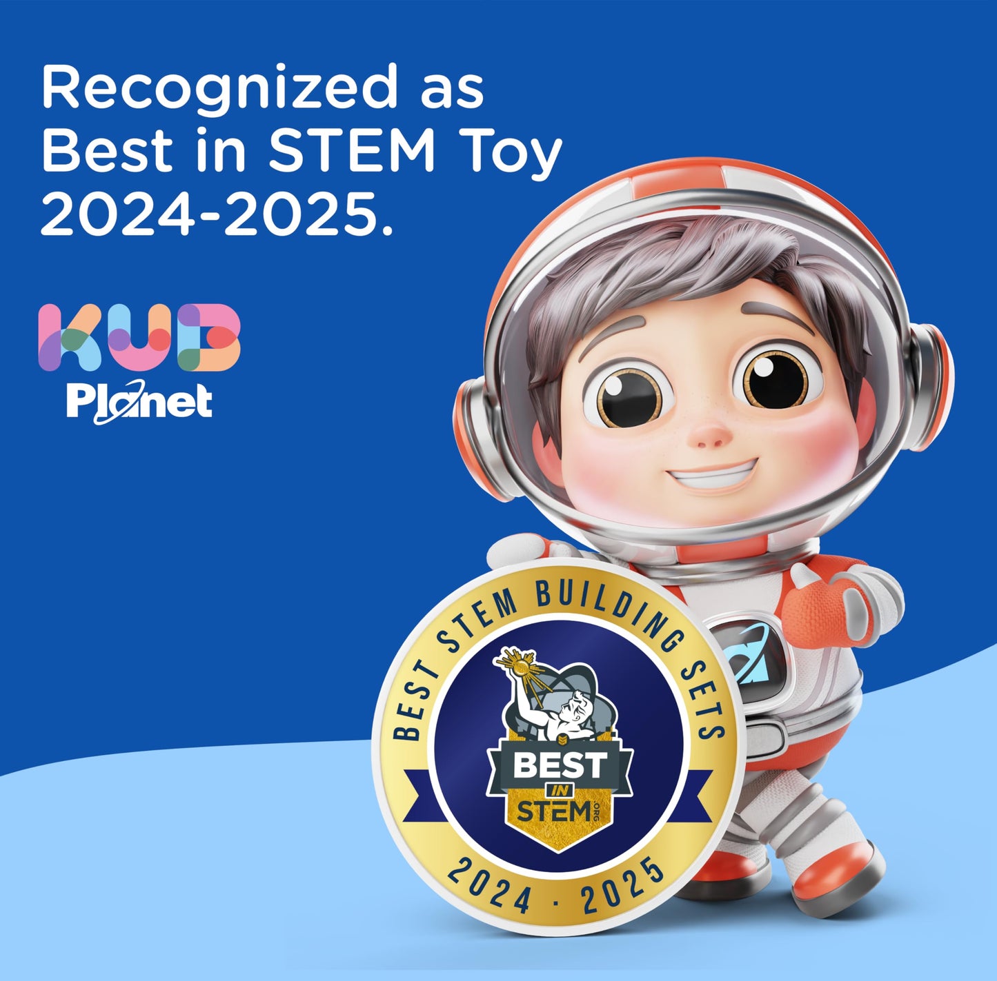 KUB Planet - Magnetic Building Set for Kids, STEM Educational Toys for 3+ Year Old Boys and Girls, Space Planet Blocks