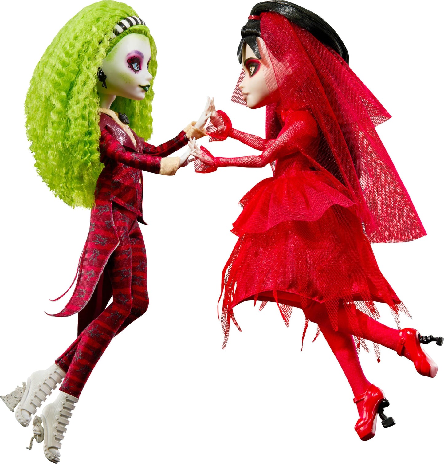 Monster High Skullector Beetlejuice 2-Pack Doll Set – Betelgeuse & Lydia Deetz with Accessories, Displayable Packaging, Amazon Exclusive