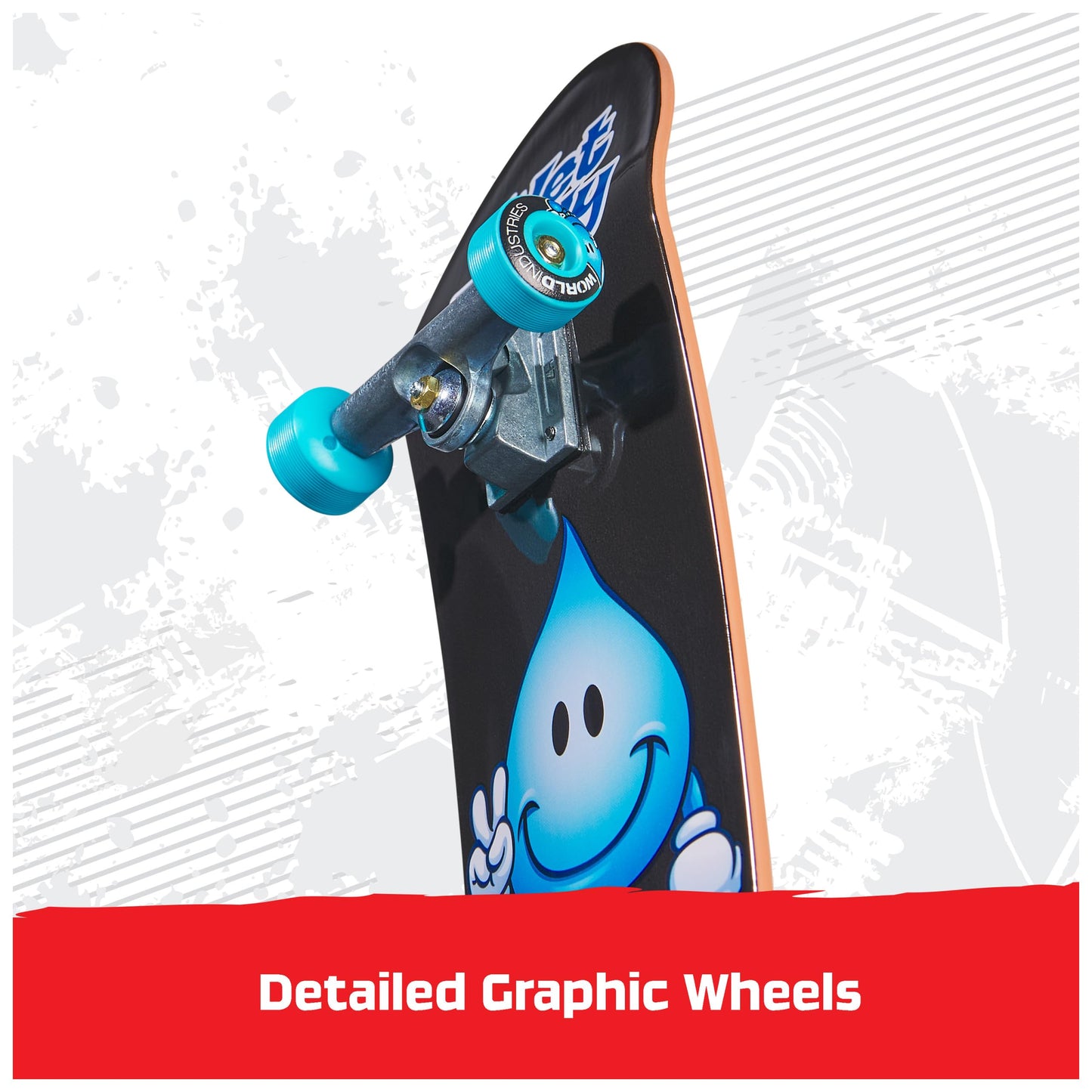 TECH DECK, World Industries Handboard; Authentic Mini Skateboards, Kids Toys for Boys & Girls, Ages 6 and up (Hands Use Only)