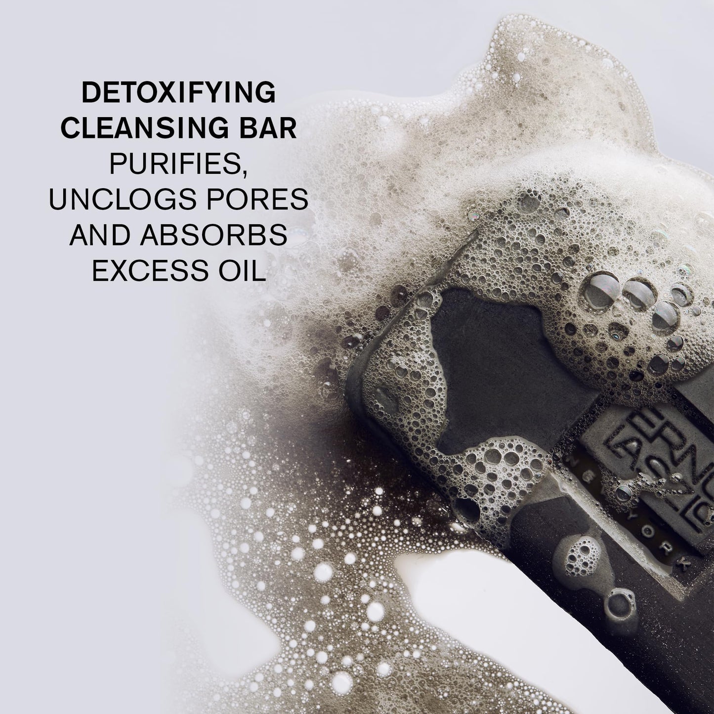 Erno Laszlo Sea Mud Face Wash Bar – Detox Charcoal Soap with Dead Sea Mud, Removes Oil, Unclogs Pores, Exfoliates & Purifies, 3.4 oz