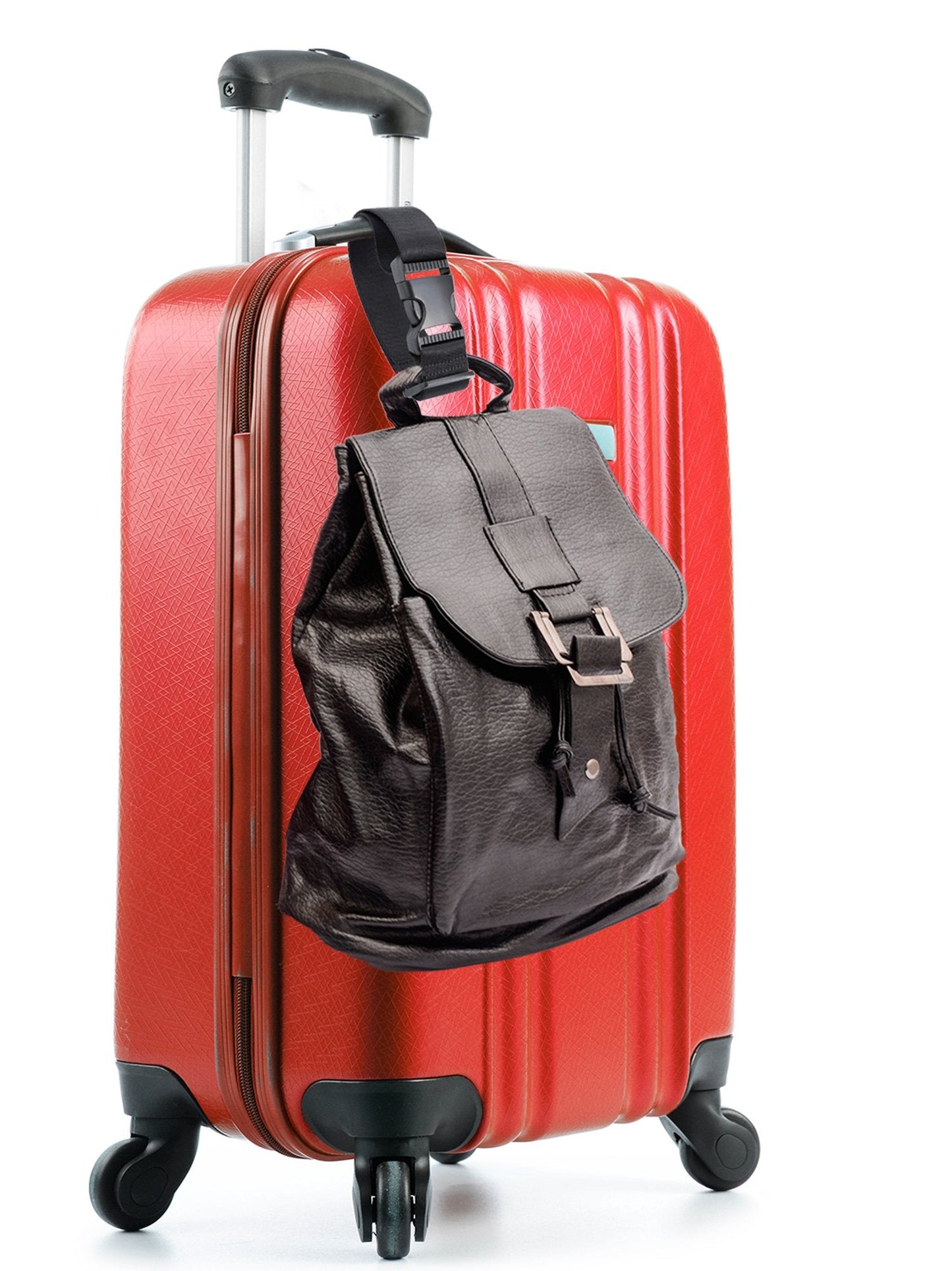 Frienda 4 Pcs Add-a-Bag Luggage Straps – Adjustable Suitcase Attachment Belt Connectors for Travel Bags & Carry-On Luggage