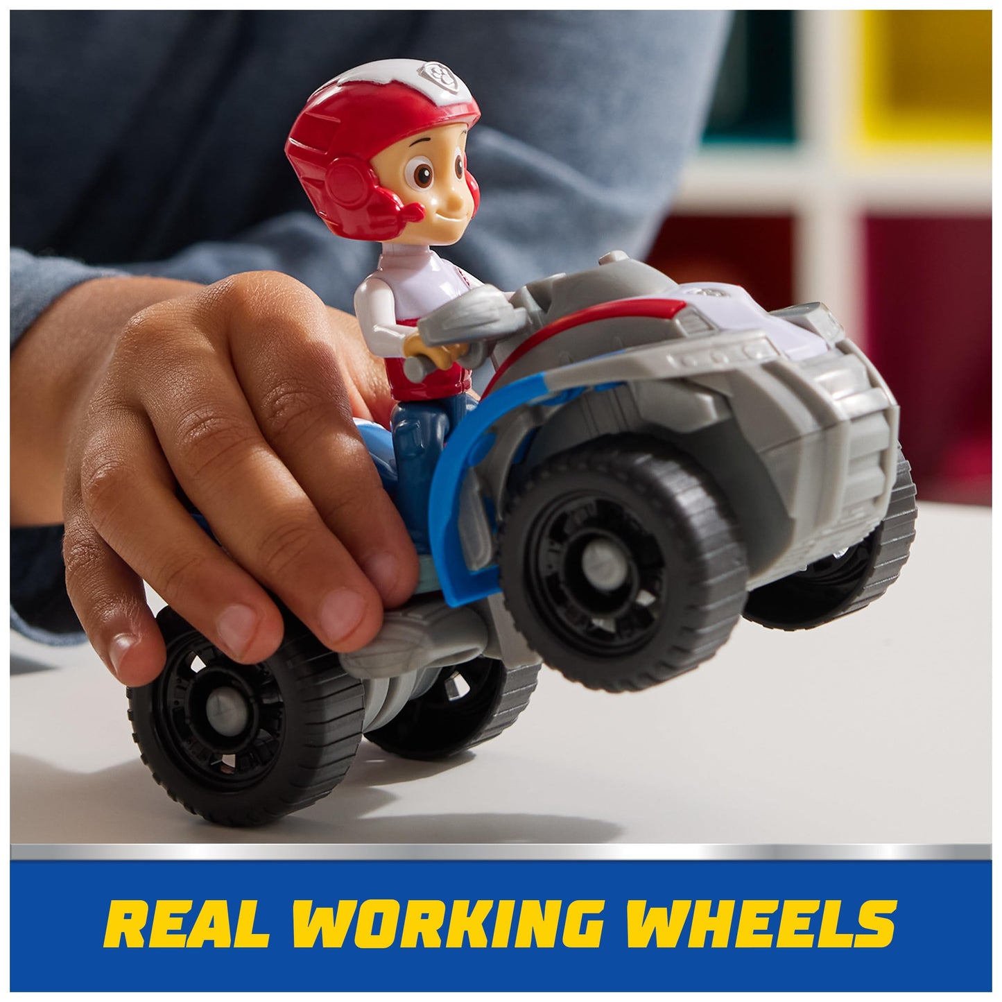 Paw Patrol, Ryder’s ATV Toy Vehicle with Collectible Action Figure, Sustainably Minded Kids Toys for Boys & Girls Ages 3 and Up