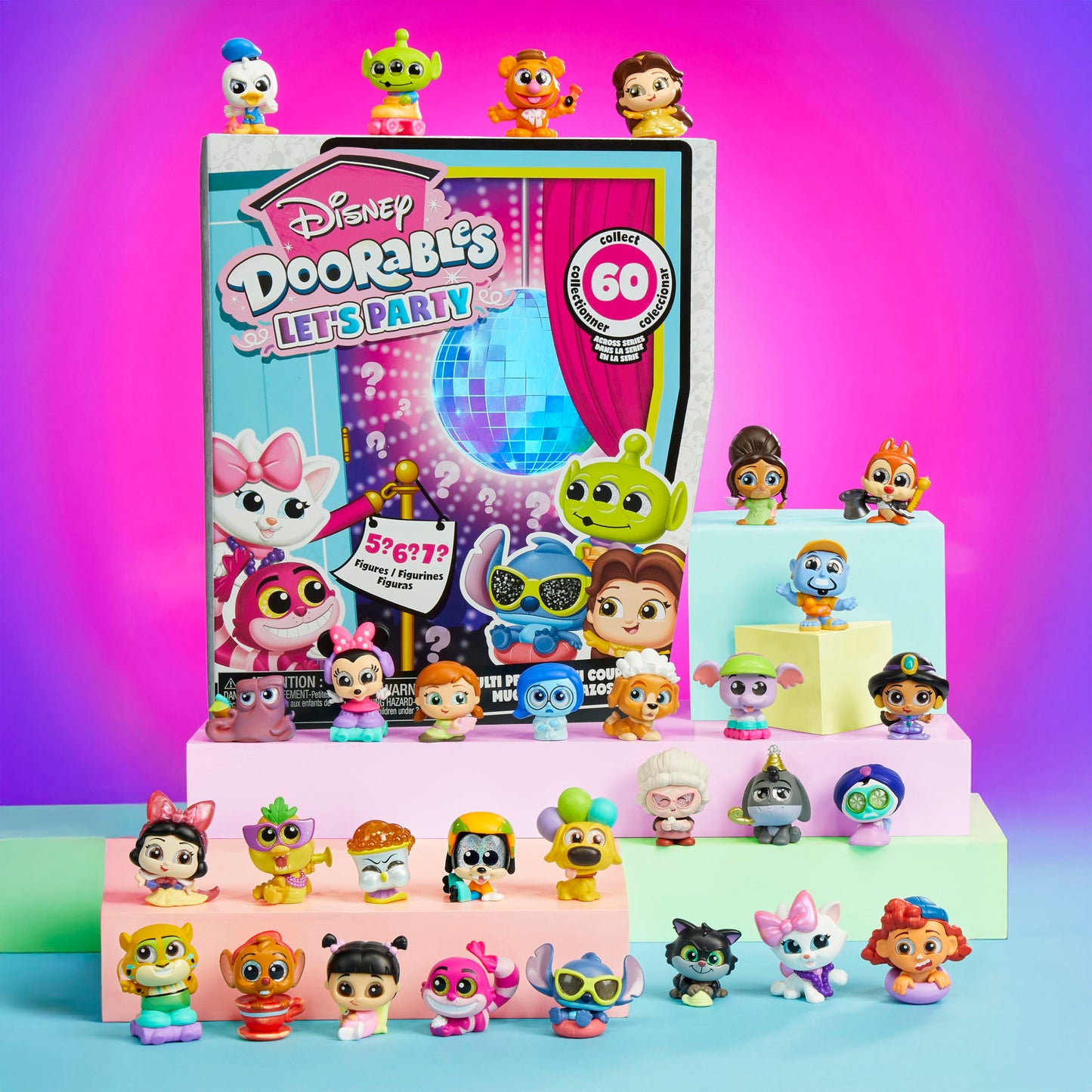 Disney Doorables Let’s Party Multi-Peek Series 14, Collectible 1.5 Inch Toy, Boys and Girls Toy Ages 5 and Up