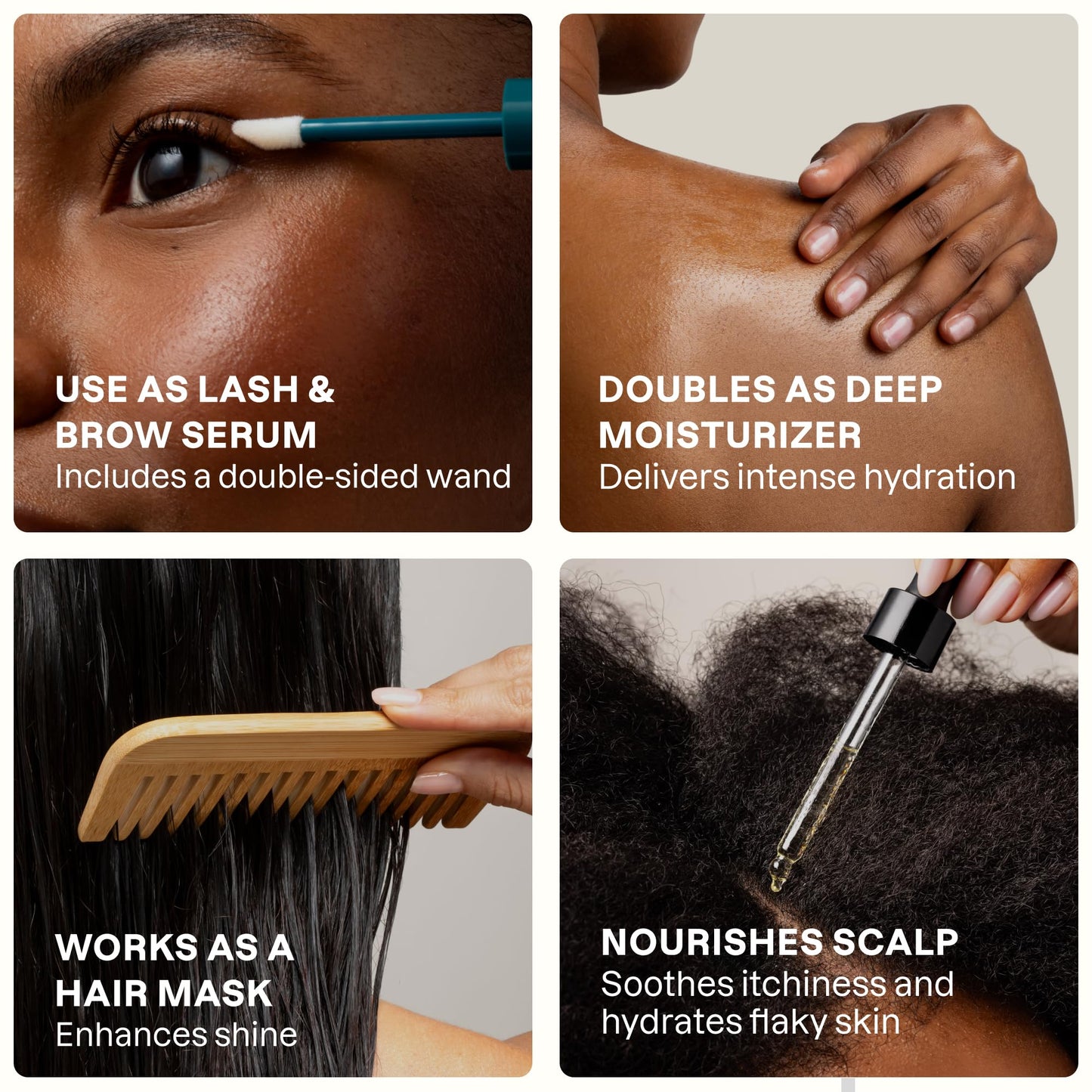 Cliganic Organic Castor Oil, 100% Pure - For Hair, Skin, Face, Eyelashes & Eyebrows | Natural Cold Pressed Unrefined Hexane-Free (8oz)