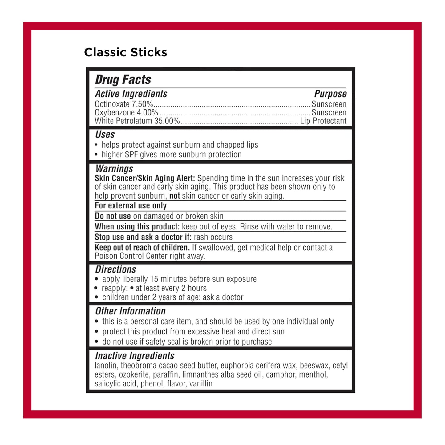 Carmex Classic Medicated Lip Balm Pack, Lip Moisturizer for Chapped Lips, 9-Count Variety Pack Bag (2 Tubes, 7 Sticks)