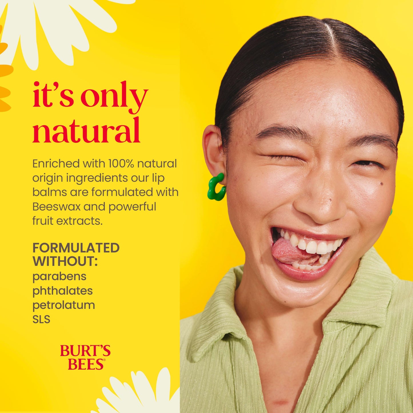 Burt’s Bees Vanilla Bean Lip Balm – Natural Lip Moisturizer with Responsibly Sourced Beeswax, Tint-Free Hydrating Balm, 2 Tubes, 0.15 oz Each