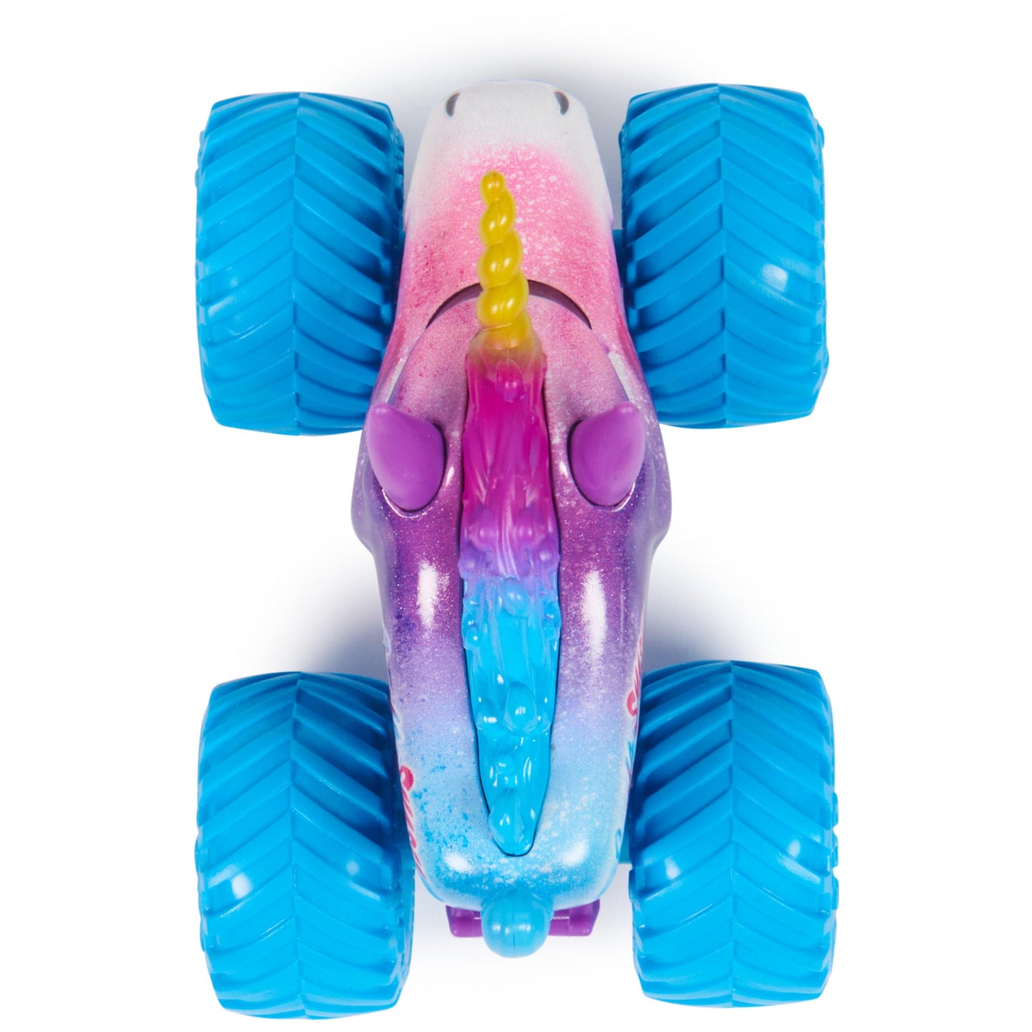 Monster Jam, Official Sparkle Smash Monster Truck, Die-Cast Vehicle, 1:64 Scale, Kids Toys for Boys Ages 3 and up