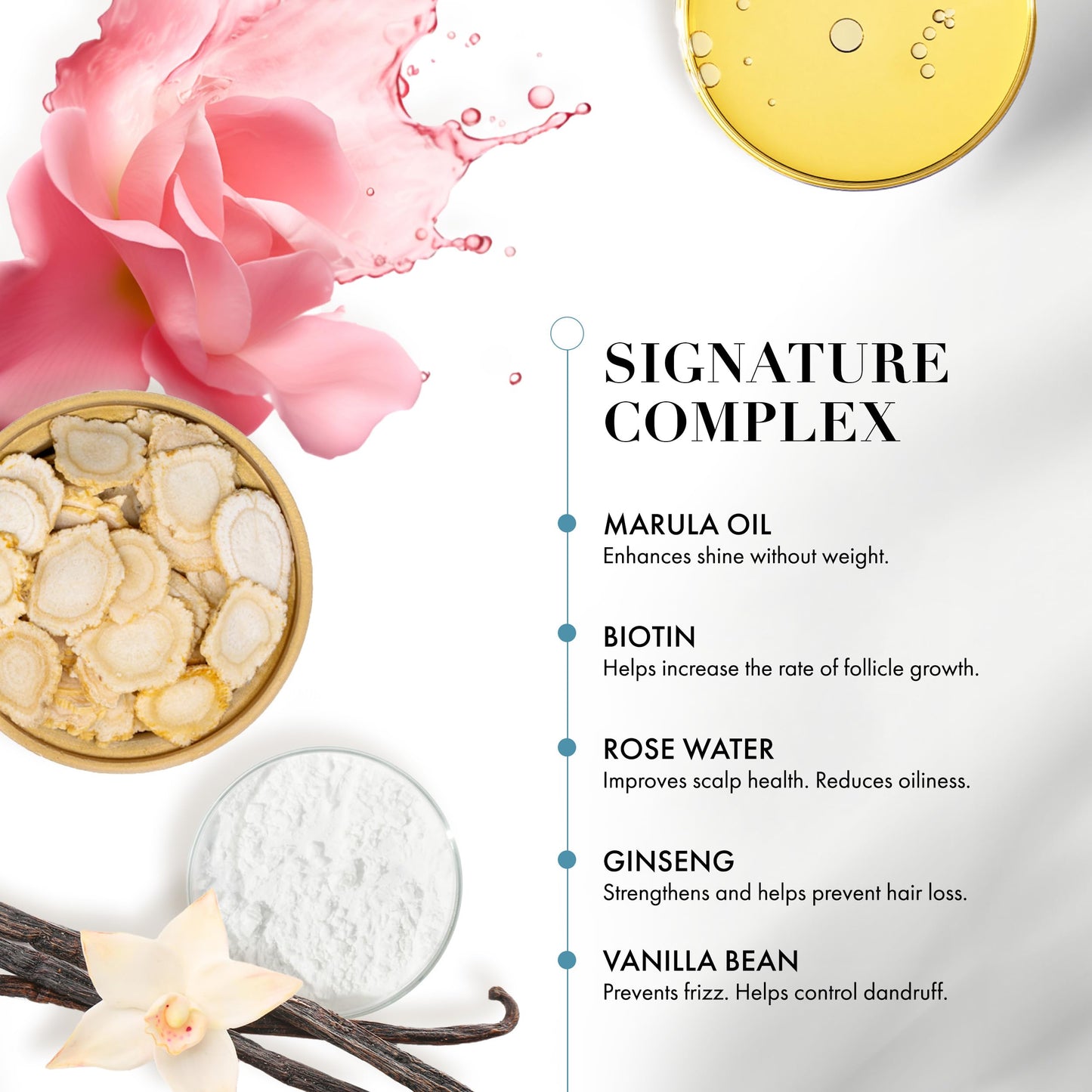 Goldie Locks Signature Hair Serum 1.7 fl oz | Anti-Frizz, Humidity Control & Shine Enhancer | Safe for Color-Treated Hair & Extensions