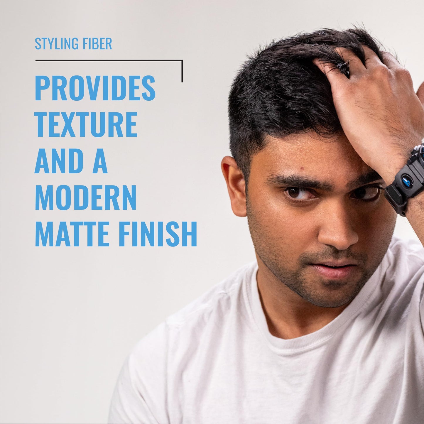 Fix Your Lid Hair Styling Fiber for Men & Boys – High Hold, Low Shine Pomade for Short Hair, Citrus Scent, Paraben & Phthalate Free, 3.5 oz