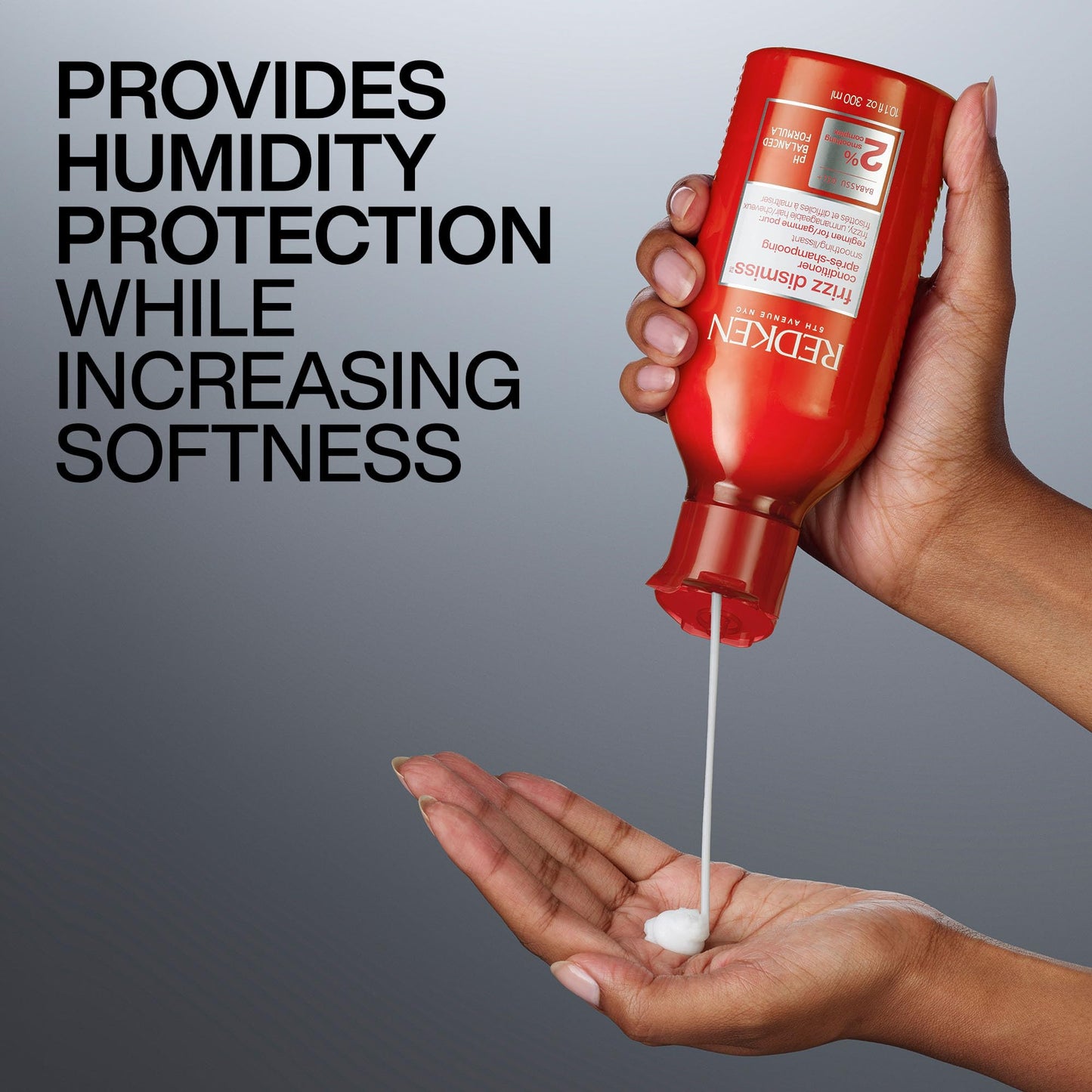 Redken Frizz Dismiss Conditioner | Sulfate-Free Formula for Frizzy Hair | Moisturizes, Smooths & Protects | Long-Lasting Humidity & Frizz Control